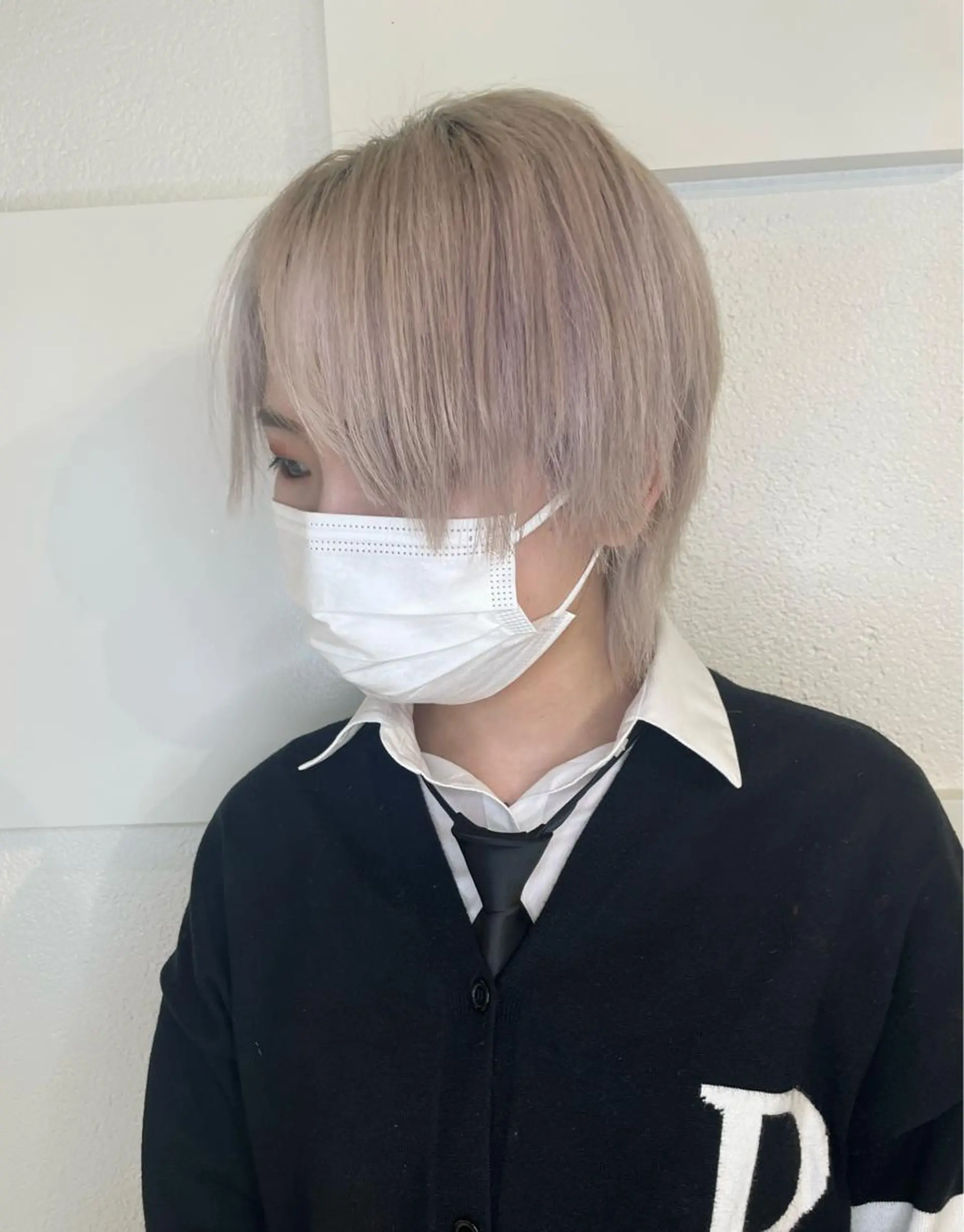 カラー アッシュ ラベンダーカラー ラベンダーアッシュ _WHITE浜松店 もえかのヘアスタイル