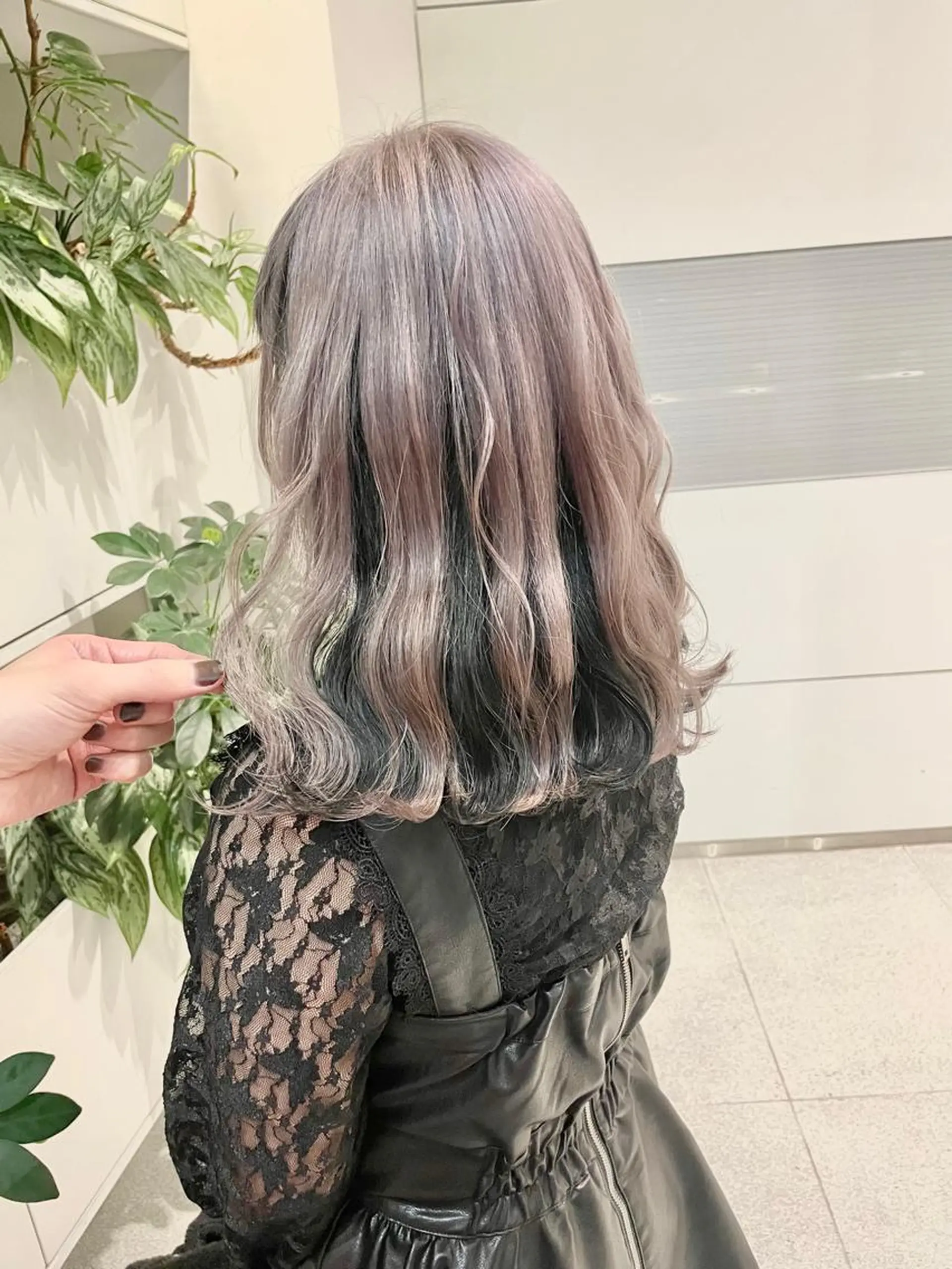 ミディアム ヘアカラー トリートメント 完全個室サロン💐 代表取締役💐梶谷のヘアスタイル
