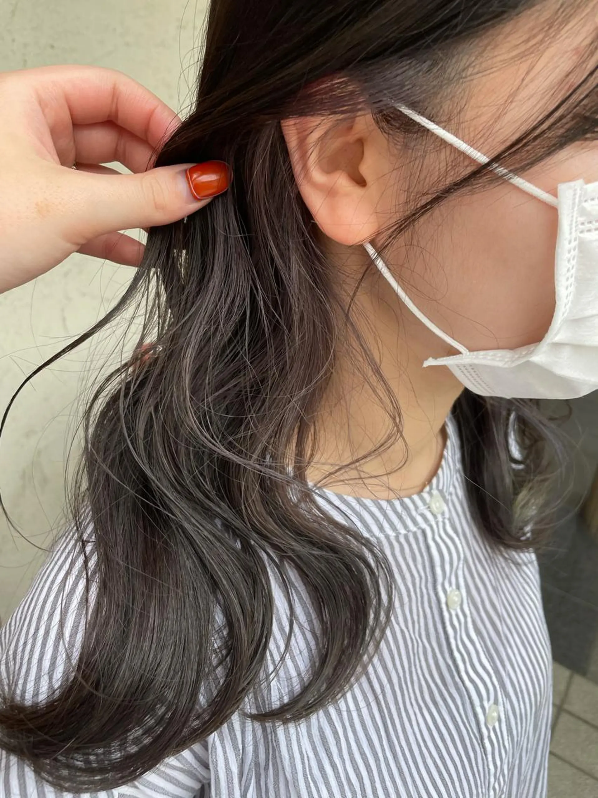 ロング しもかわ かほのヘアスタイル