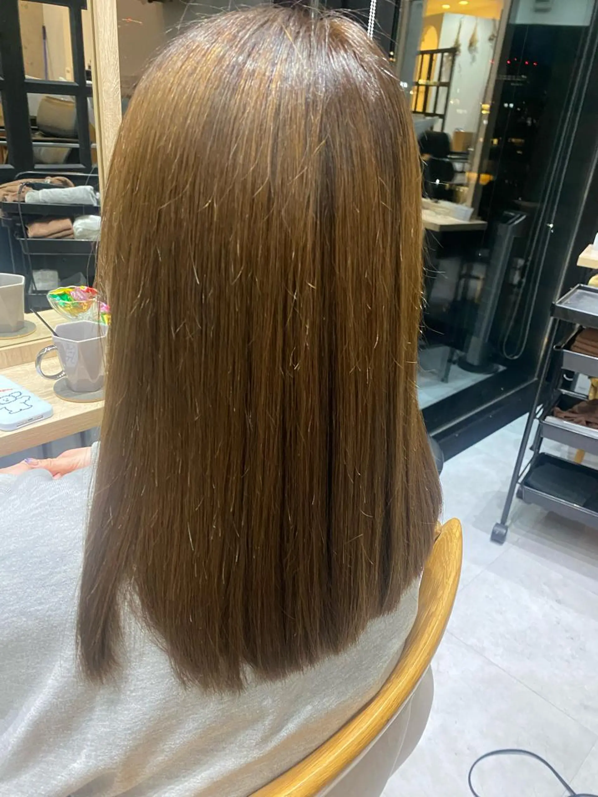 ミディアム カット 縮毛矯正 トリートメント Dxxxx III所属・オシャレ女性目線の 大人メンズ❁⃘*.ﾟのヘアスタイル
