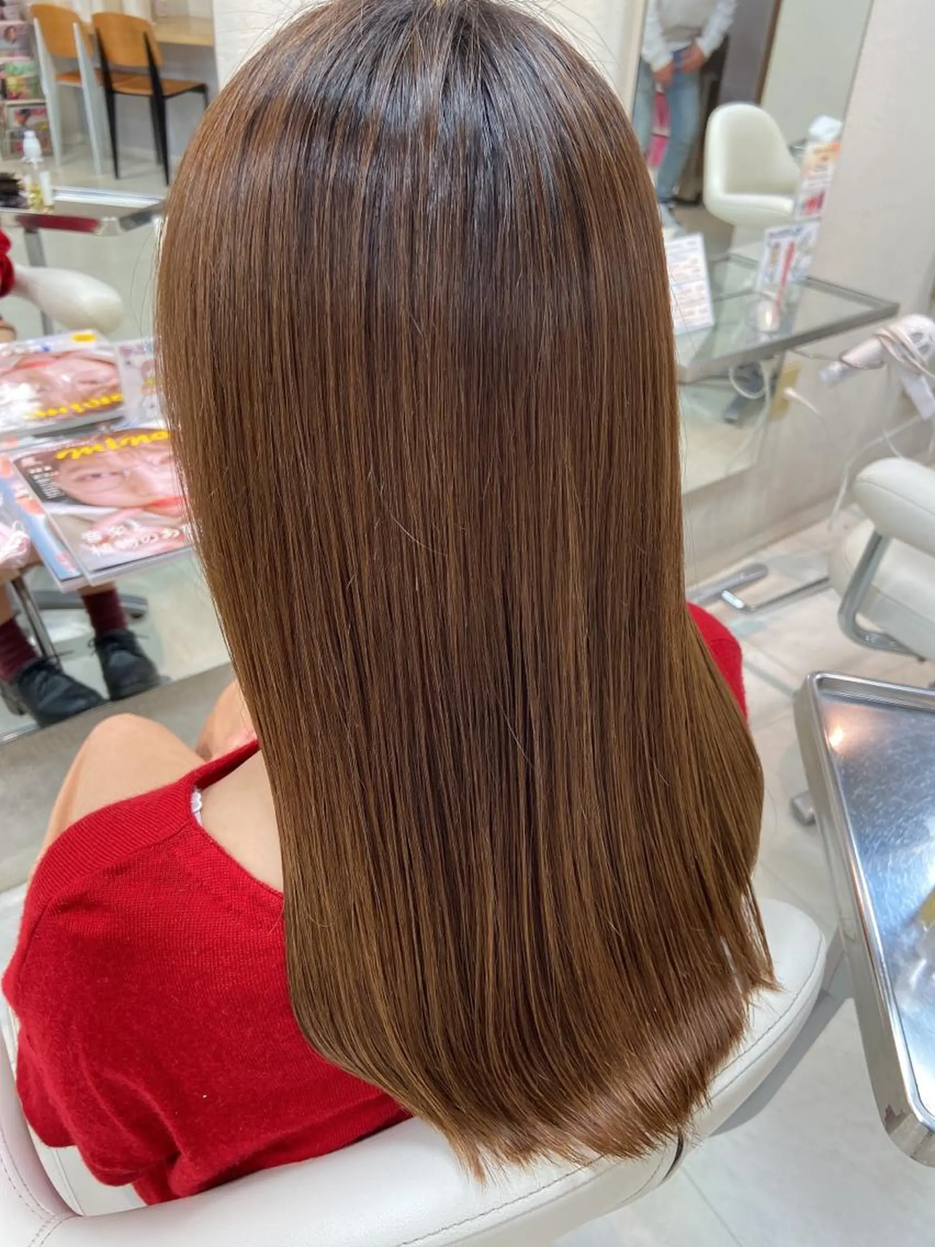 ロング トリートメント 菊地 美憂のヘアスタイル