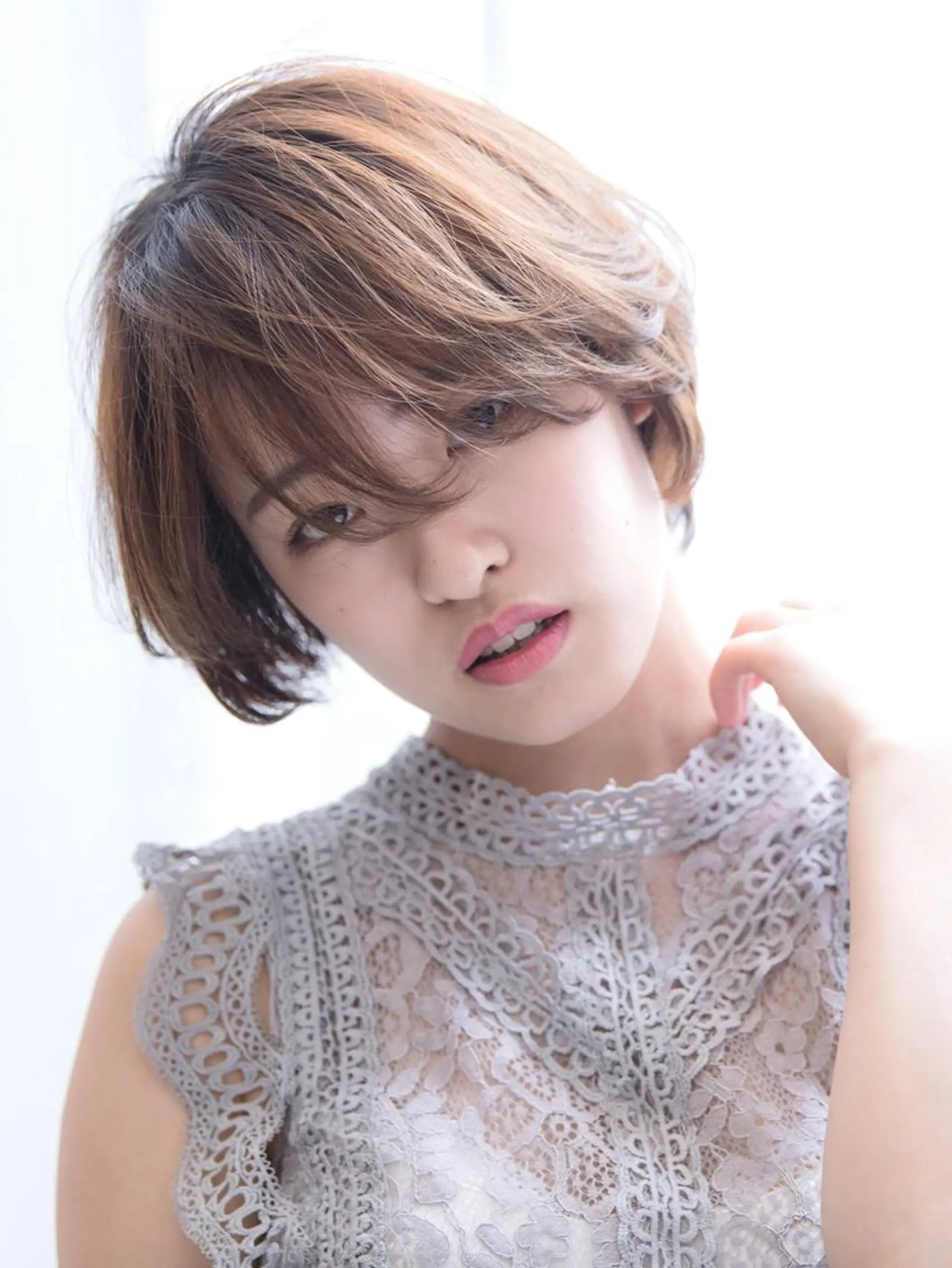 ロング カラー パーマ ヘアアレンジ 結婚式・ブライダル ボブ くせ毛 外国人風カラー 似合わせカット 増子 幹樹のヘアスタイル