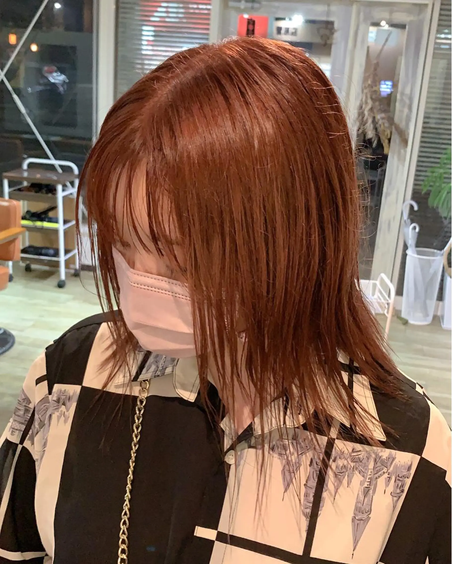 ミディアム カラー ピンクカラー OLTI所属・中村 勇星のヘアスタイル