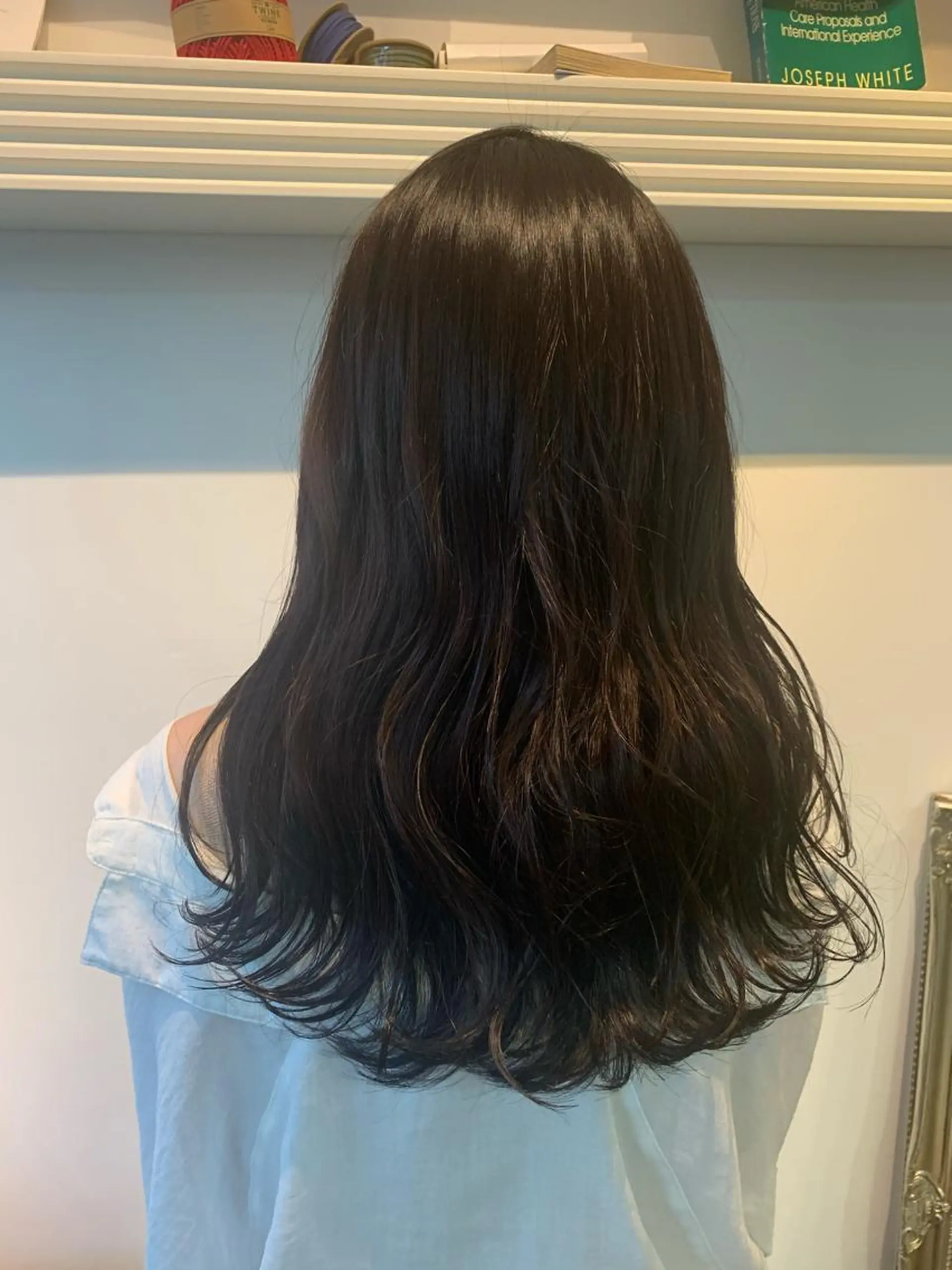 ロング カット ヘアカラー トリートメント ヘッドスパ ヘアセット 山口 竣也のヘアスタイル