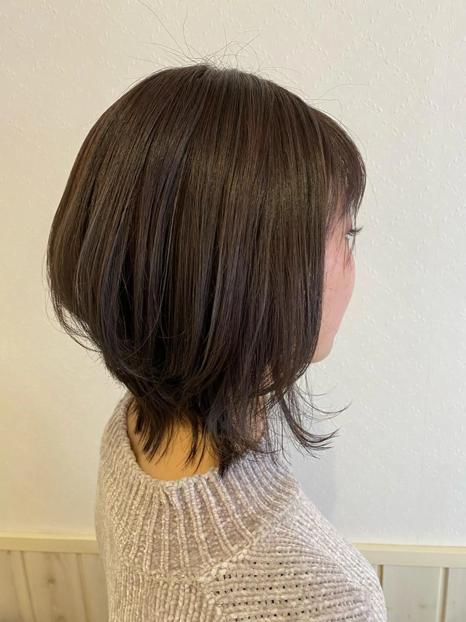 ミディアム カラー カット ヘアカラー トリートメント 宮内 真乃のヘアスタイル