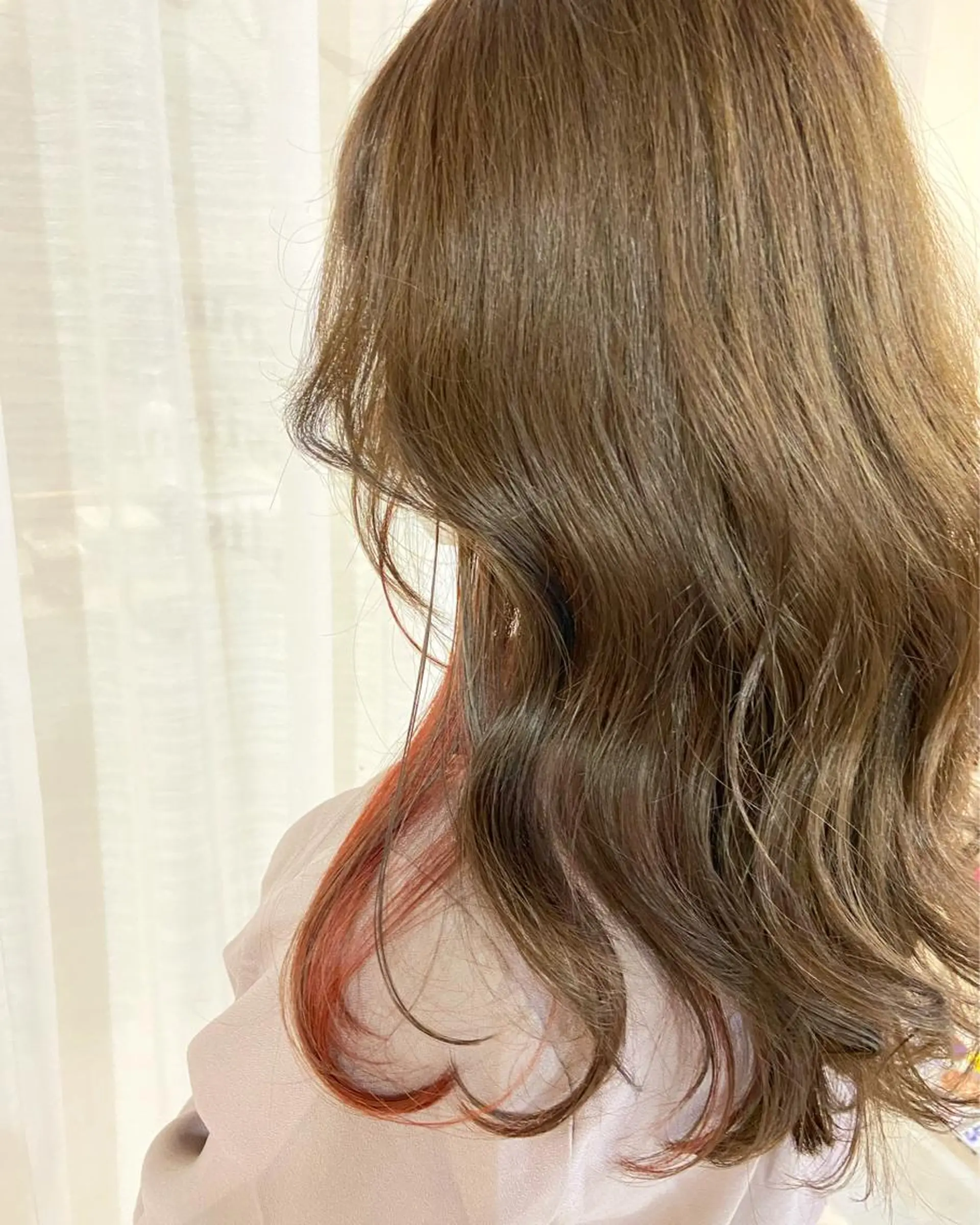 カラー ブラウンカラー ピンクカラー lico hair&relaxation所属・lico 栁 詩音のマツエク・マツパデザイン