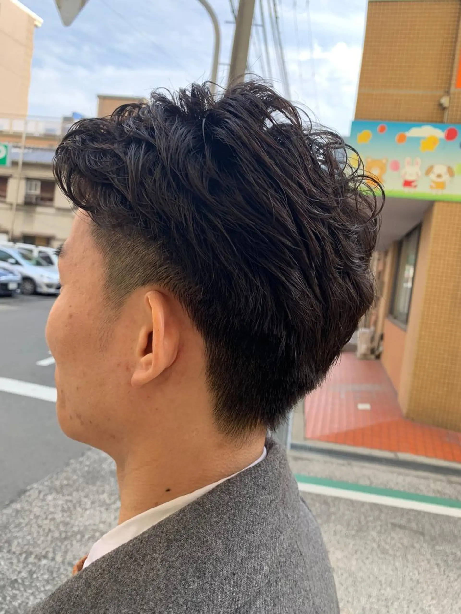 ショート カラー パーマ ヘアアレンジ メンズ カラーワールドカンナヘアーメゾン所属・北出 沙也加のマツエク・マツパデザイン