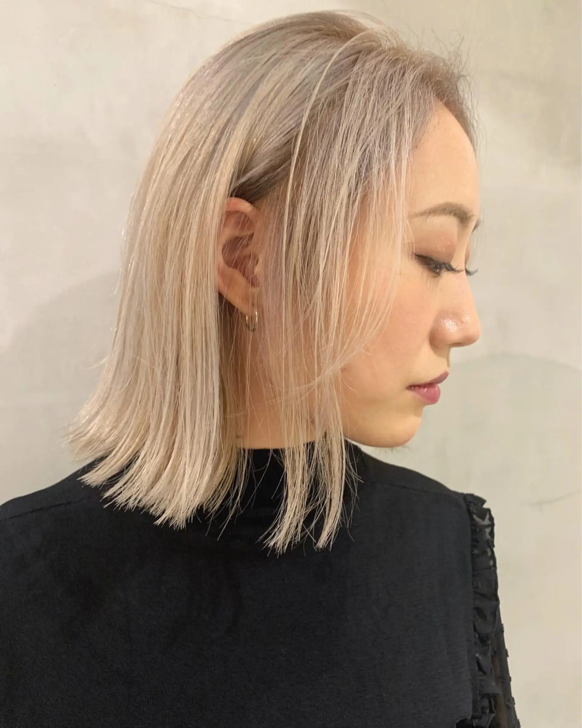ミディアム カラー カット ヘアカラー トリートメント 優 作のヘアスタイル