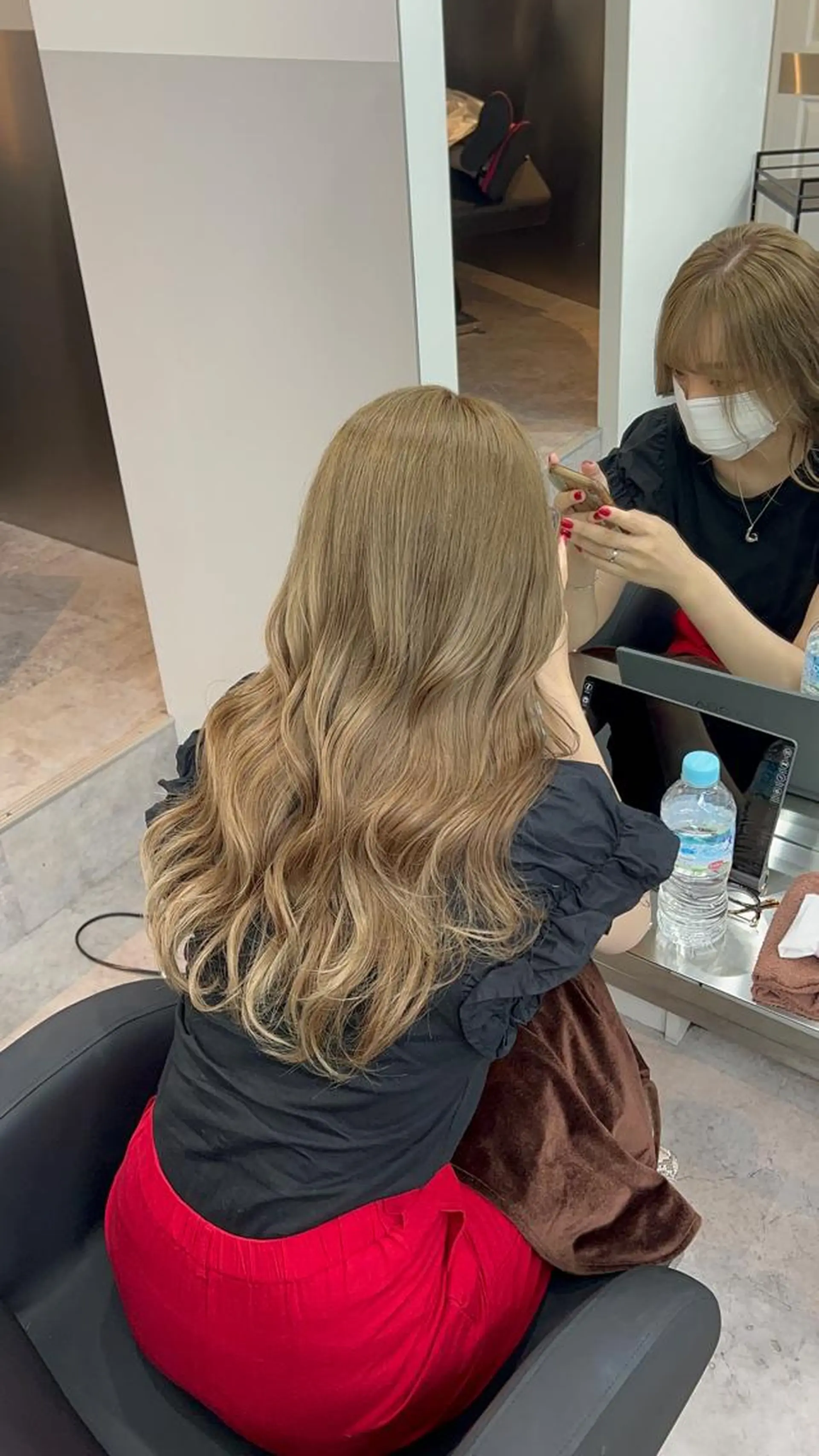 ロング ヘアカラー トリートメント 🫧髪質改善 講師🫧🍎幹細胞のヘアスタイル