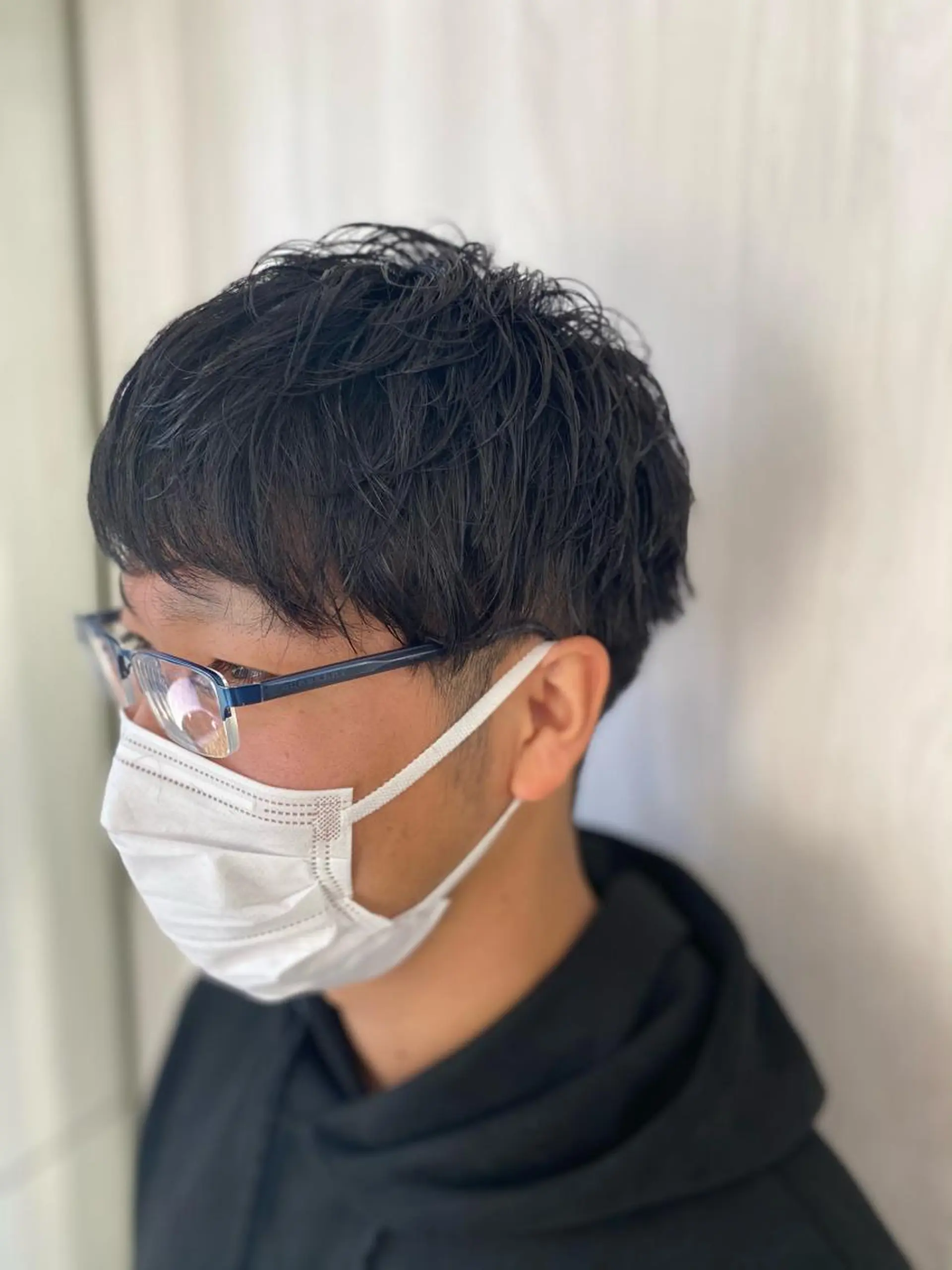 パーマ メンズ マッシュ メンズパーマ 刈り上げ カット パーマ ヘッドスパ 松井 敬太郎のヘアスタイル