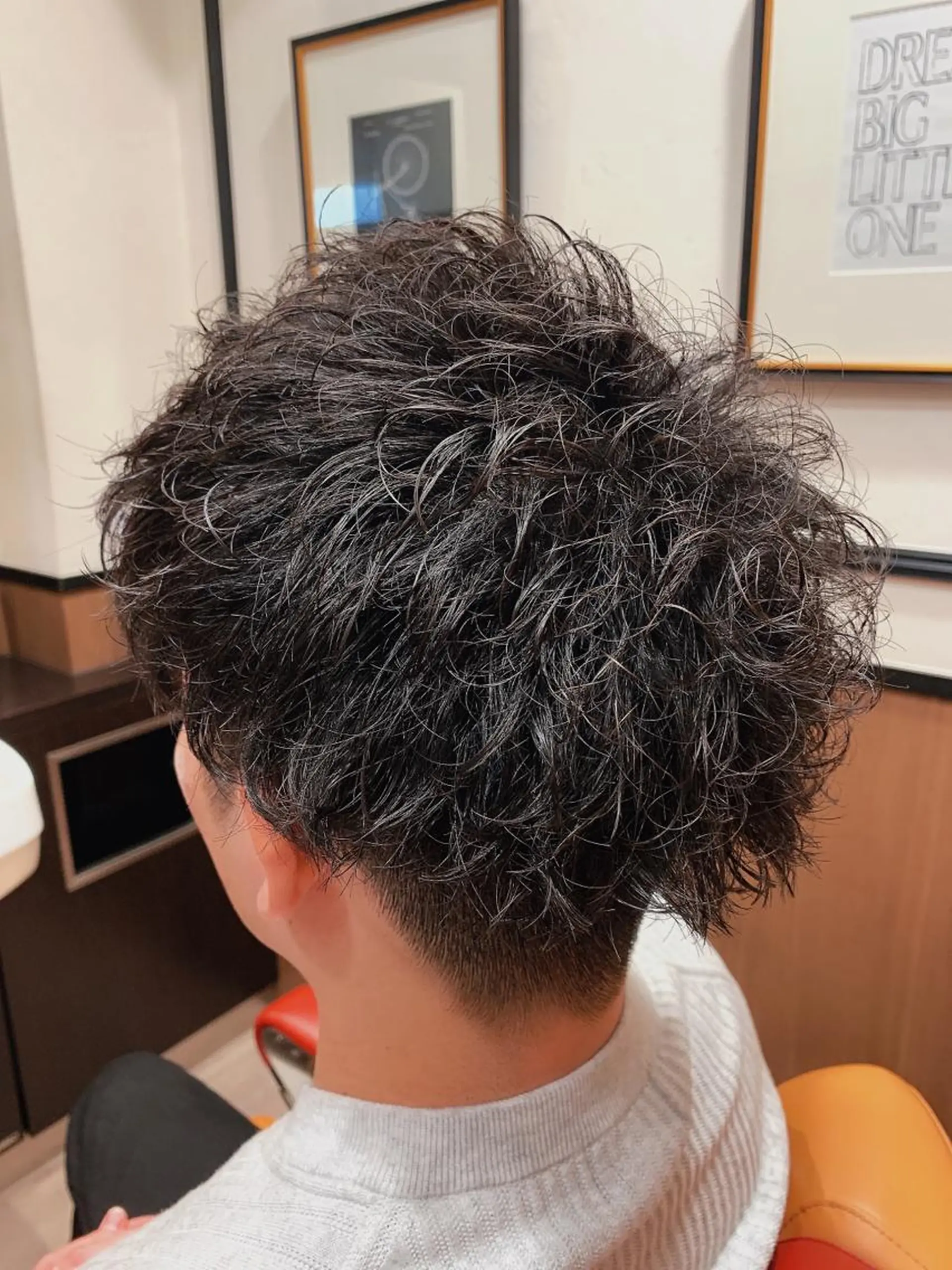 ショート パーマ メンズ カット パーマ mod's hair men所属・モッズヘアメン 我喜屋秀人のヘアスタイル