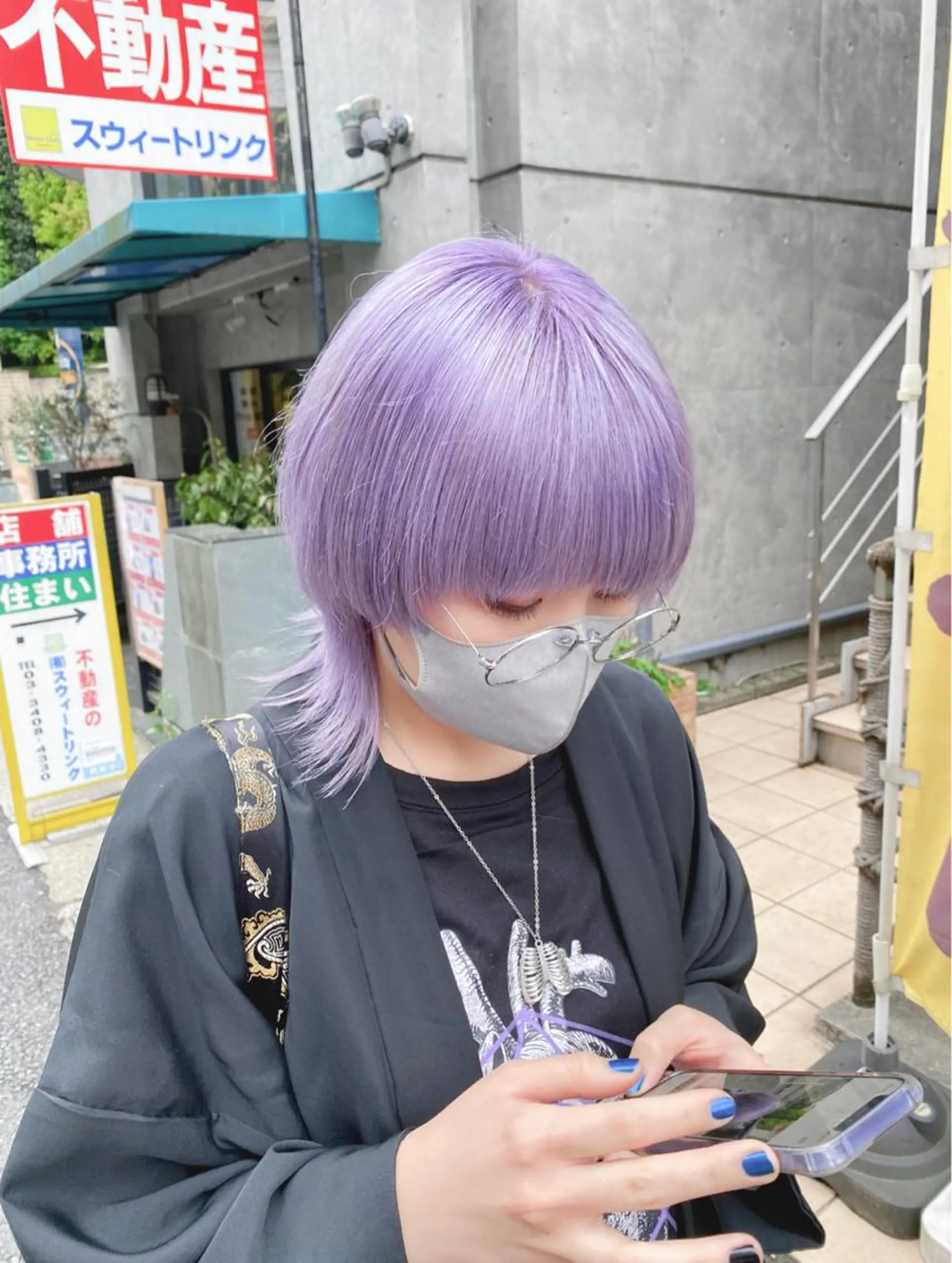 セミロング カラー パーマ ヘアアレンジ メンズ キッズ ネイル マツエク・マツパ アイブロウ メンズバレイヤージュ メンズブリーチ メンズハイライト メンズハイトーン メンズインナーカラー カット 🐺ウルフ×ハイトー ン🖤Yukinoのヘアスタイル