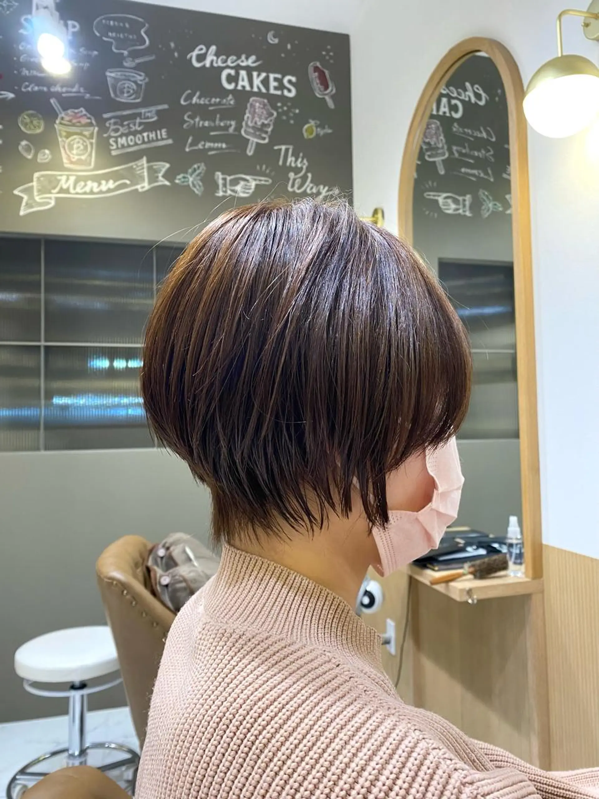 ショート ショートヘア カット ヘアカラー 坂井 茅聖のヘアスタイル