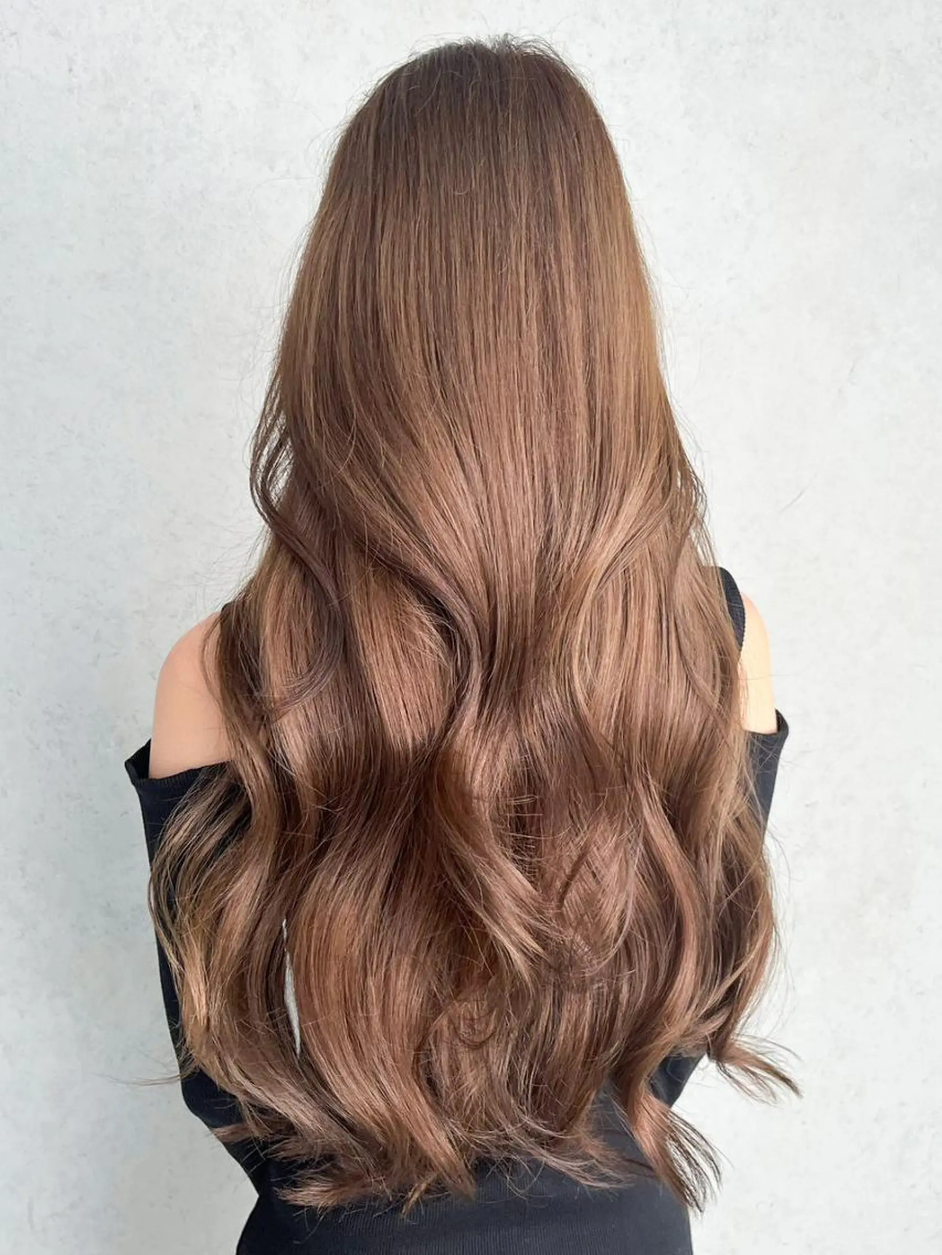 セミロング カラー ベージュカラー カット ヘアカラー トリートメント ITbyALBUM 八王子店のヘアスタイル