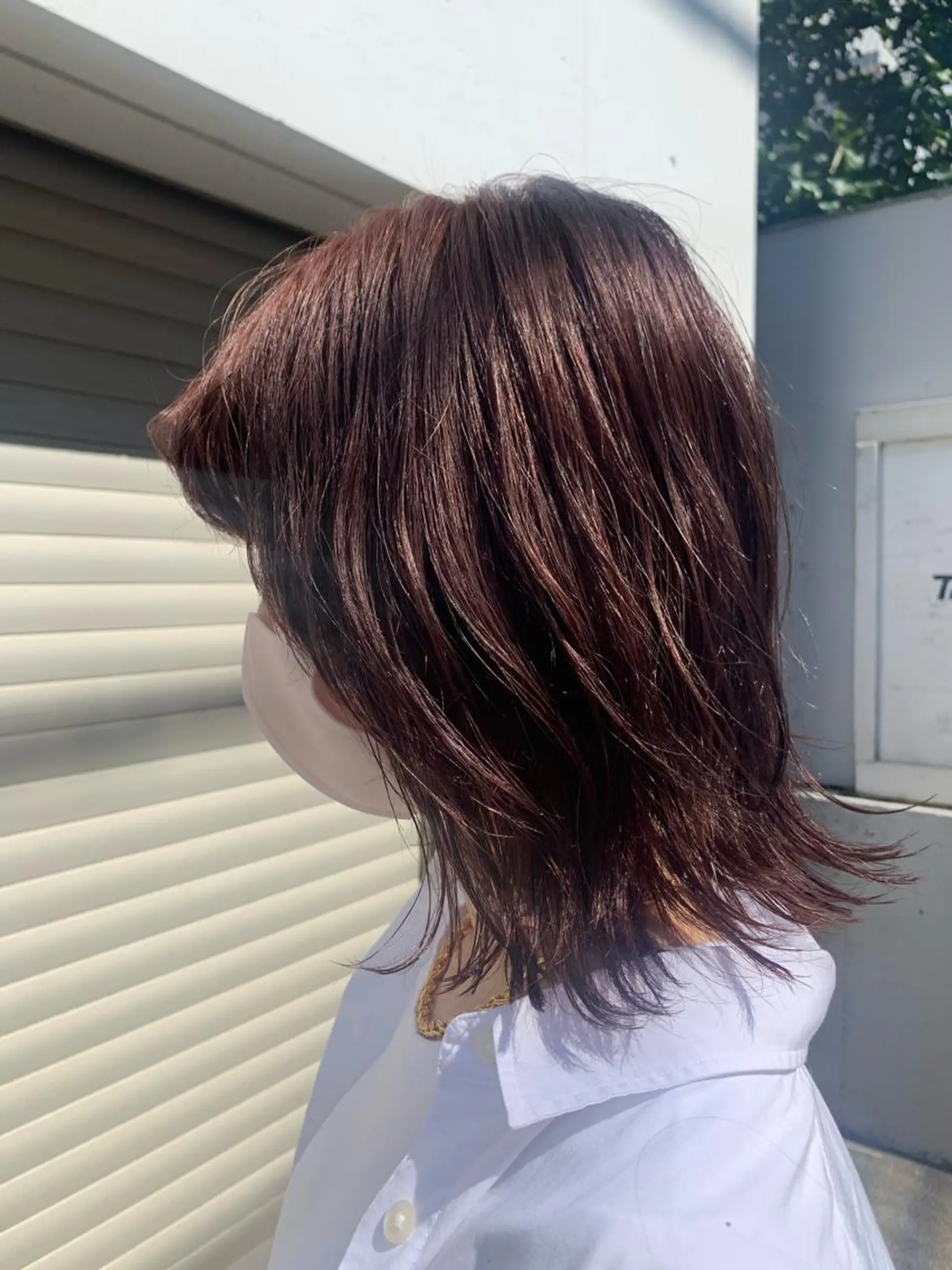 ミディアム カラー ブラウンカラー ラベンダーカラー ラベンダーブラウン 似合わせカラー🫶 小川千波のヘアスタイル