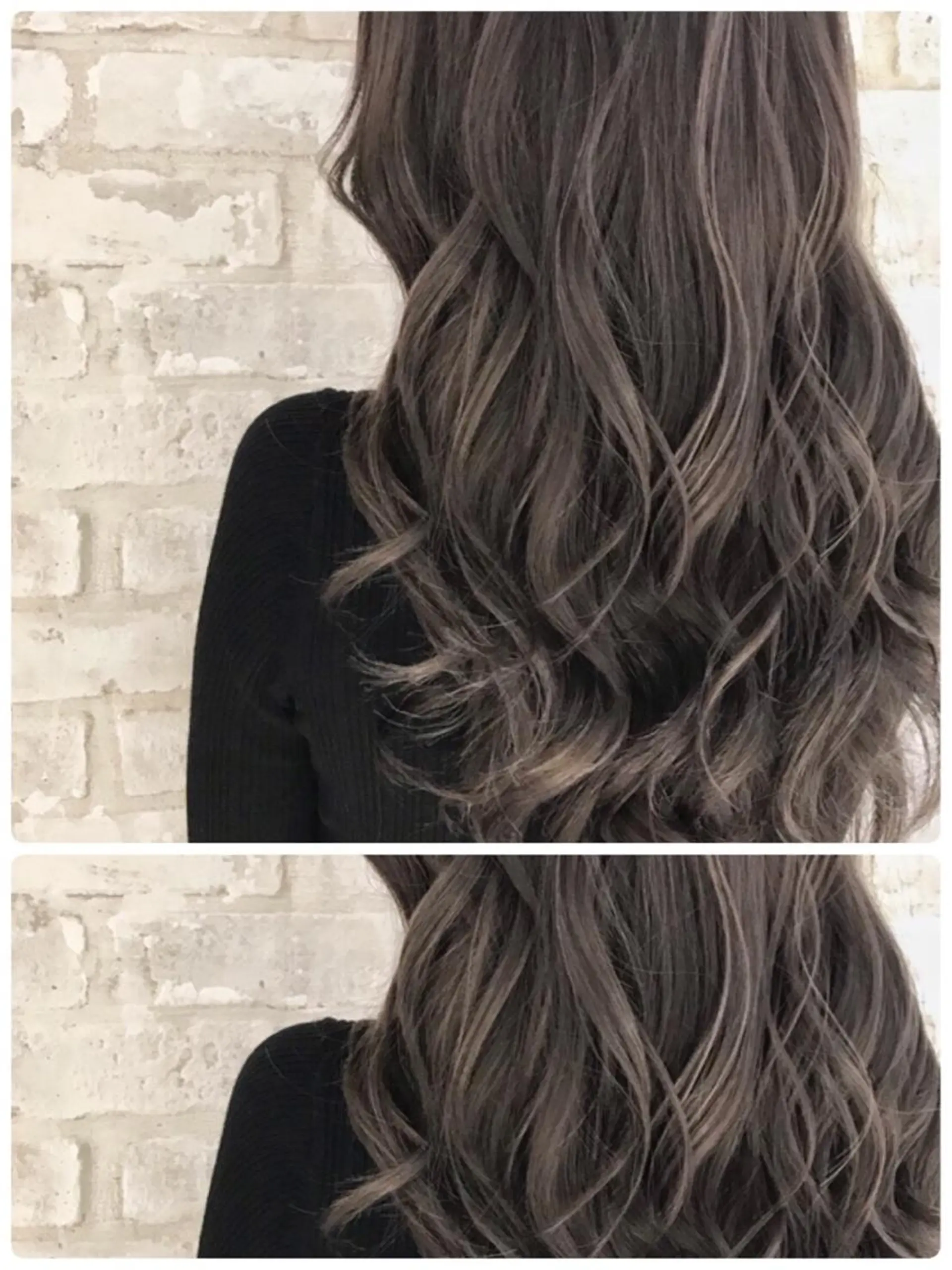 ロング カラー グレージュ カット ヘアカラー トリートメント grow恵比寿【グロウ】髪質改善/ハイライト/ブリーチ/レイヤーカット所属・奥野 貴史　代表　レイヤーのヘアスタイル