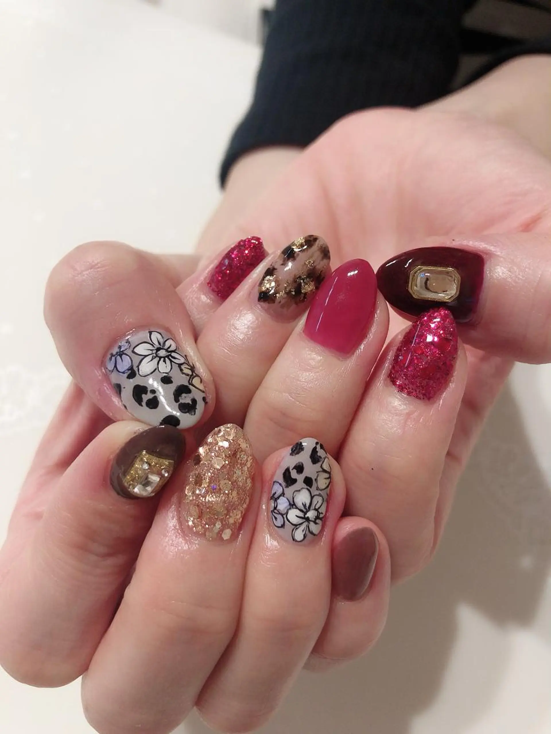 ネイル アニマル柄 ハンドネイル * haruのネイルデザイン