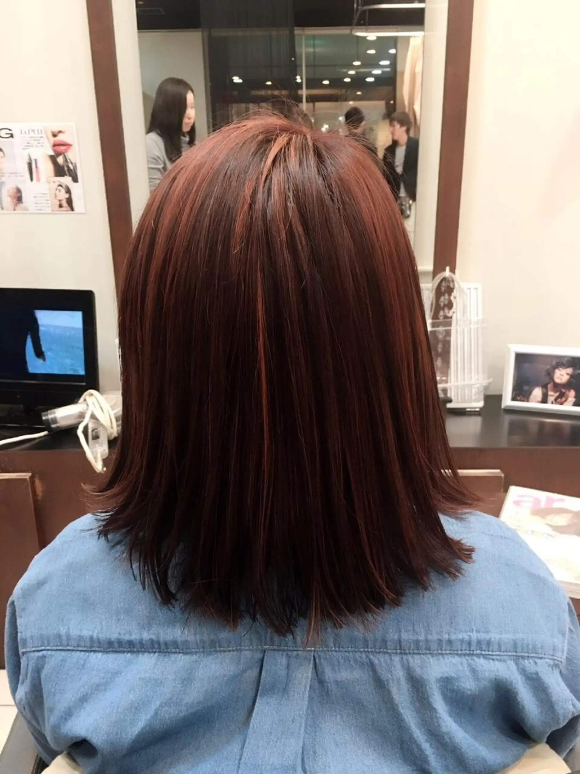 ショート ミディアム セミロング カラー ヘアアレンジ MODE K's松原 YUMIのヘアスタイル