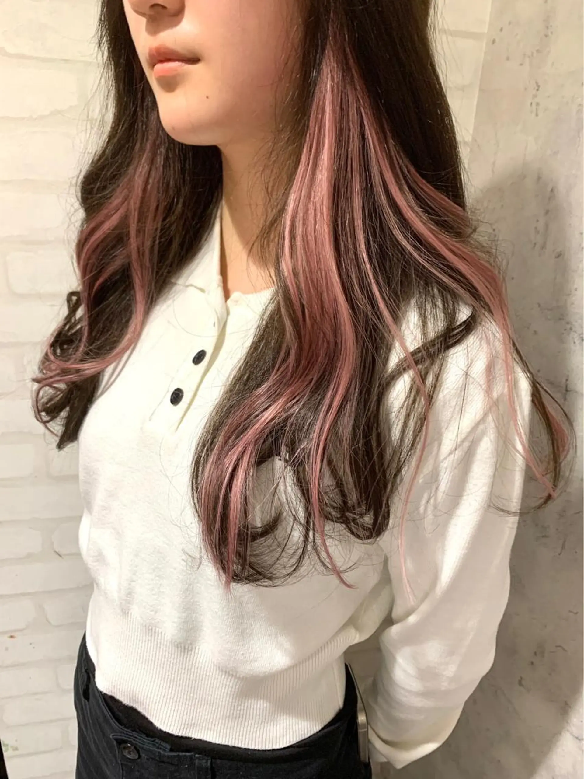 ロング エクステ エクステ レイヤー/艶カラー 🫧守利のヘアスタイル