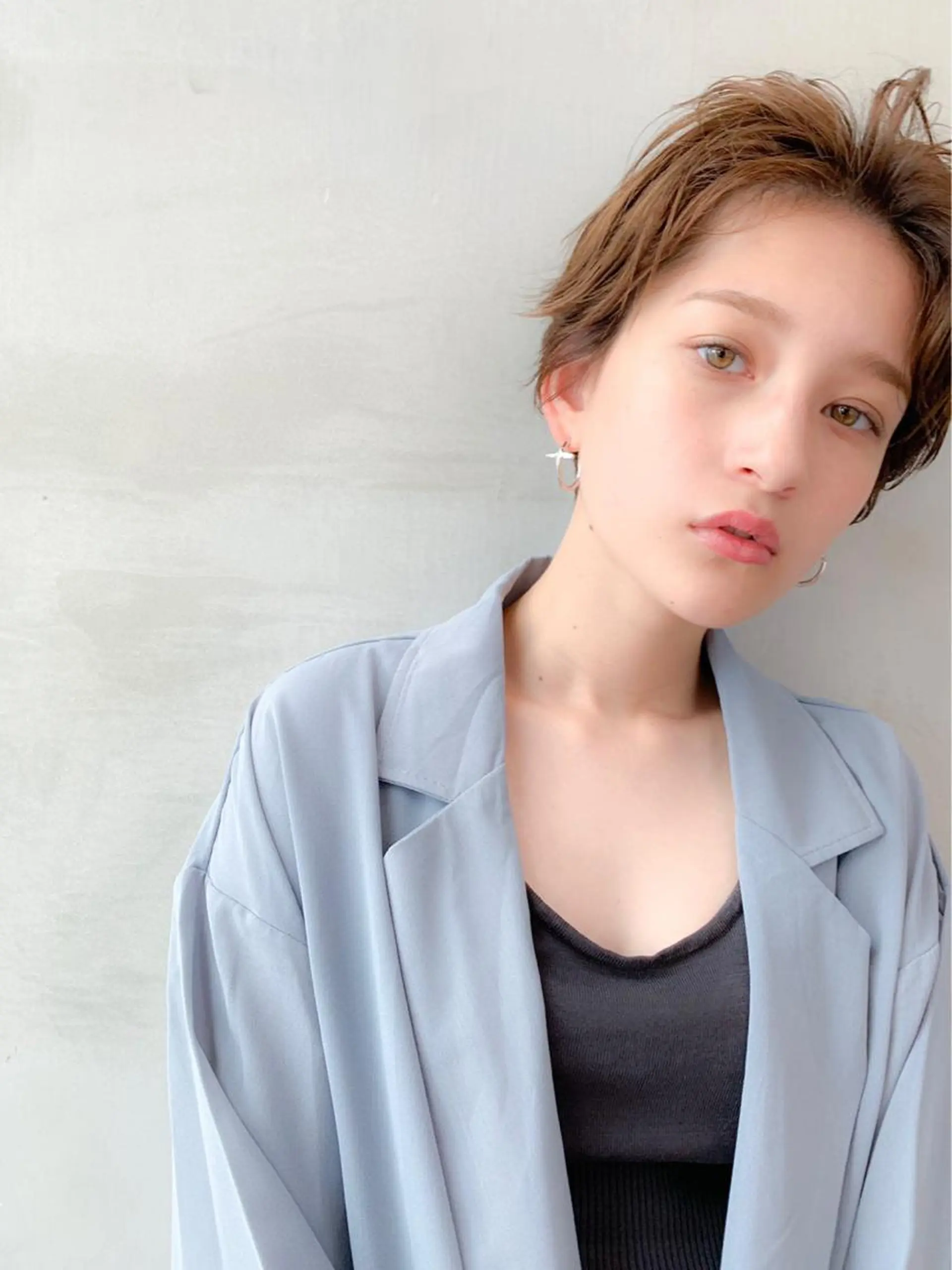 ショート カラー カット ヘアカラー トリートメント 🉐レイヤー/塩見 弘樹🉐渋谷のヘアスタイル