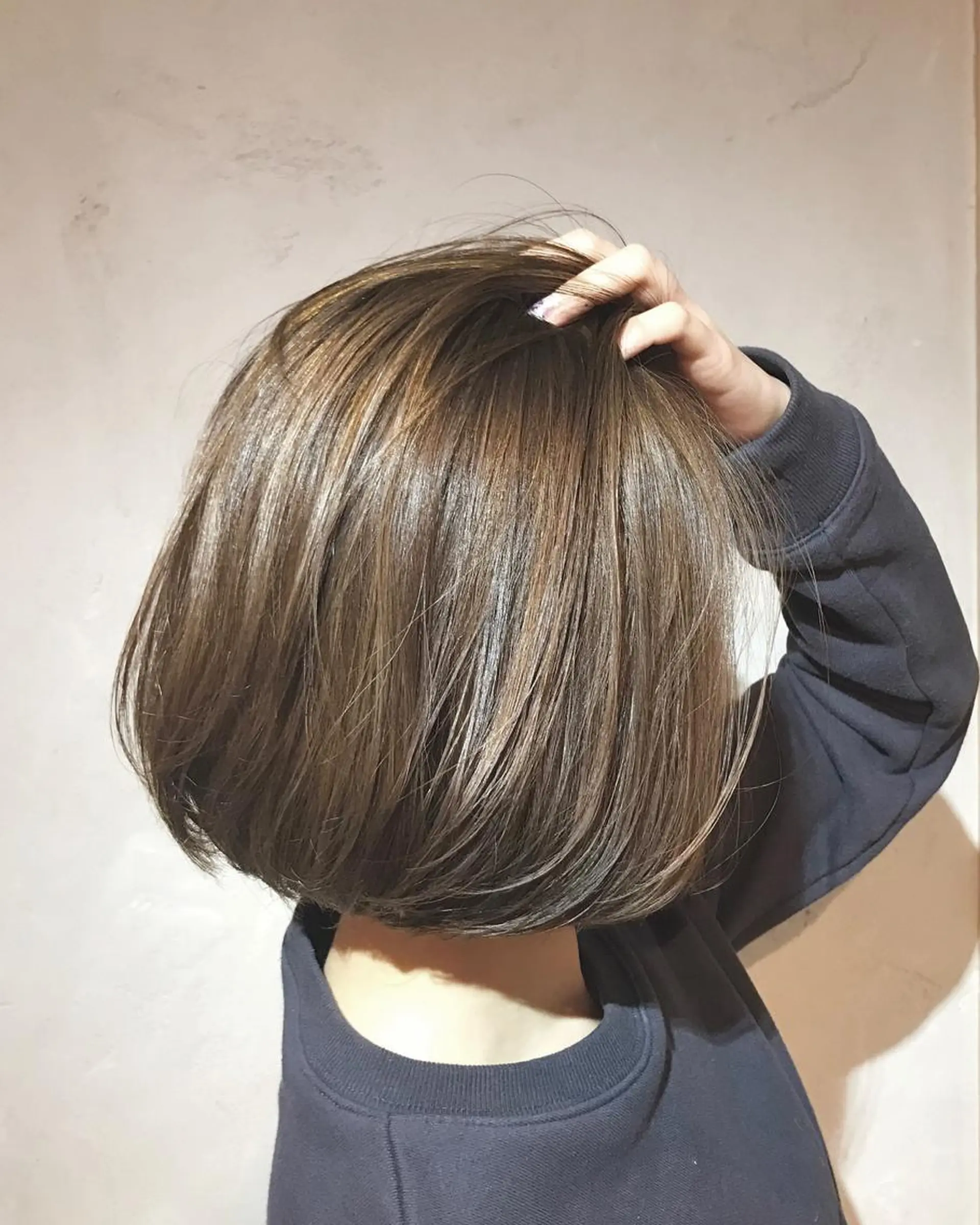 ショート カラー ベージュカラー 透明感カラー フォギーベージュ she2.shinjuku所属・顧客様専用予約 新規予約不可のヘアスタイル