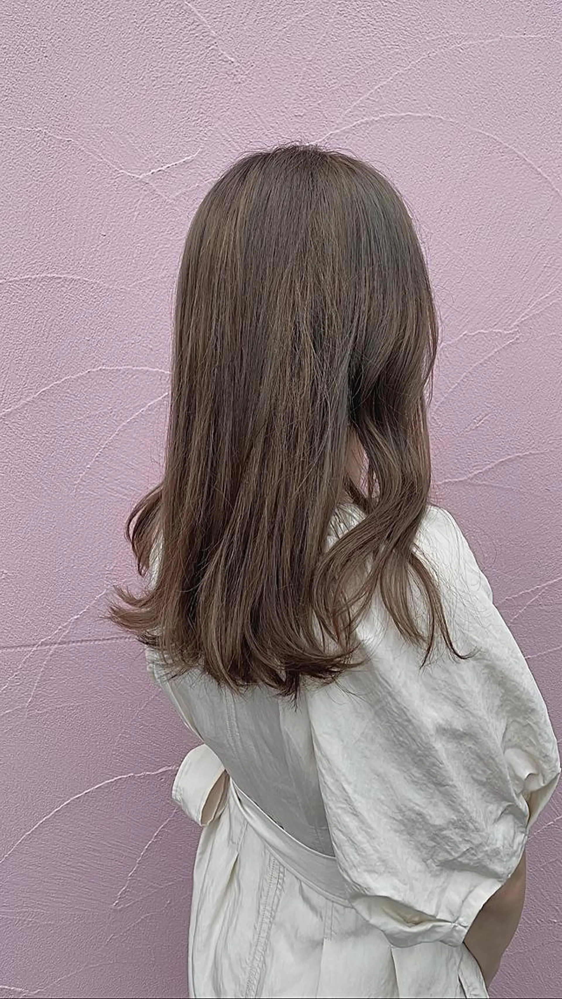 ロング カラー ベージュ/透明感/ 桃子のヘアスタイル