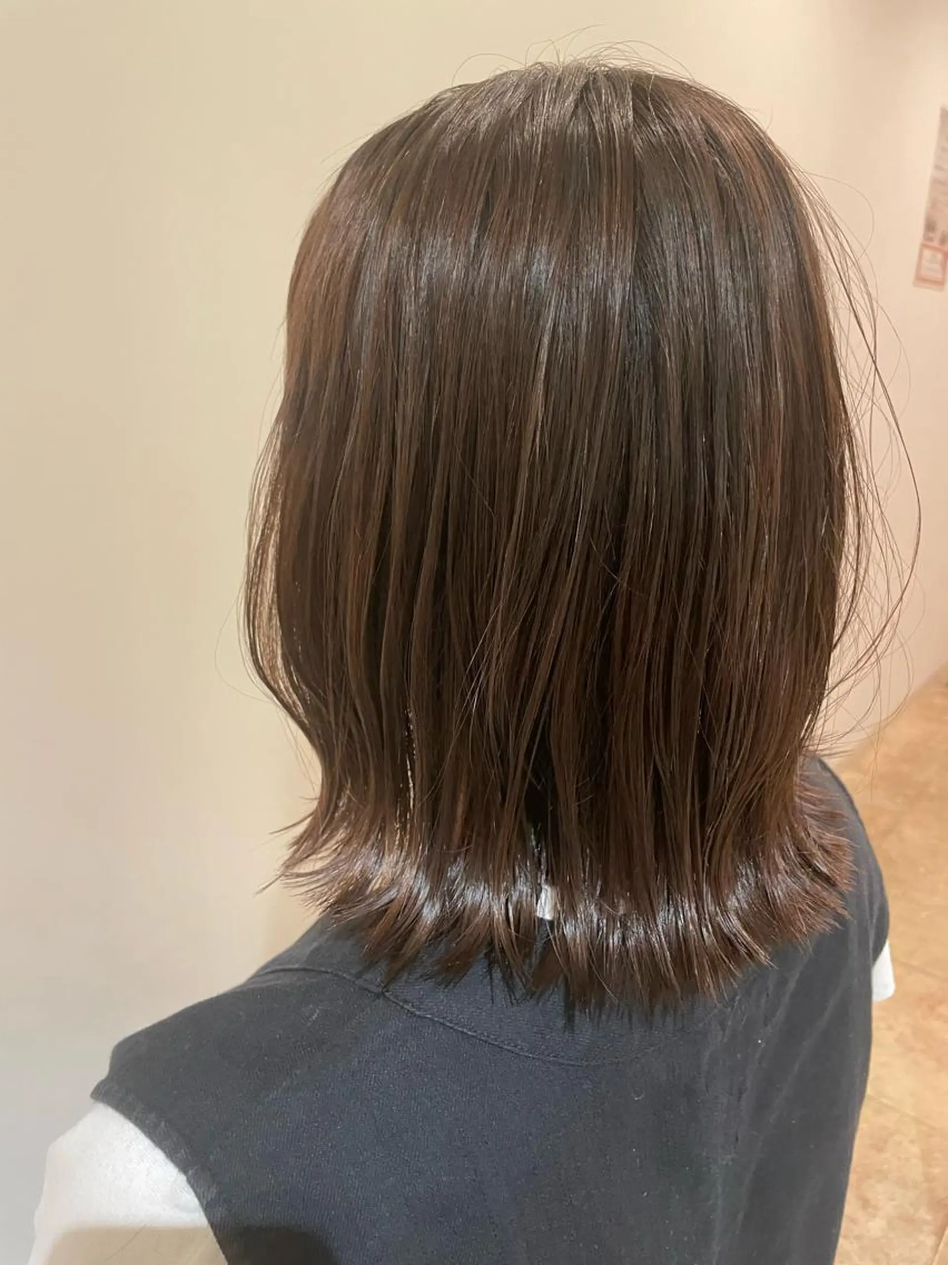 ミディアム 切りっぱなしボブ ボブ ボブカット 佐々木 祐太のヘアスタイル