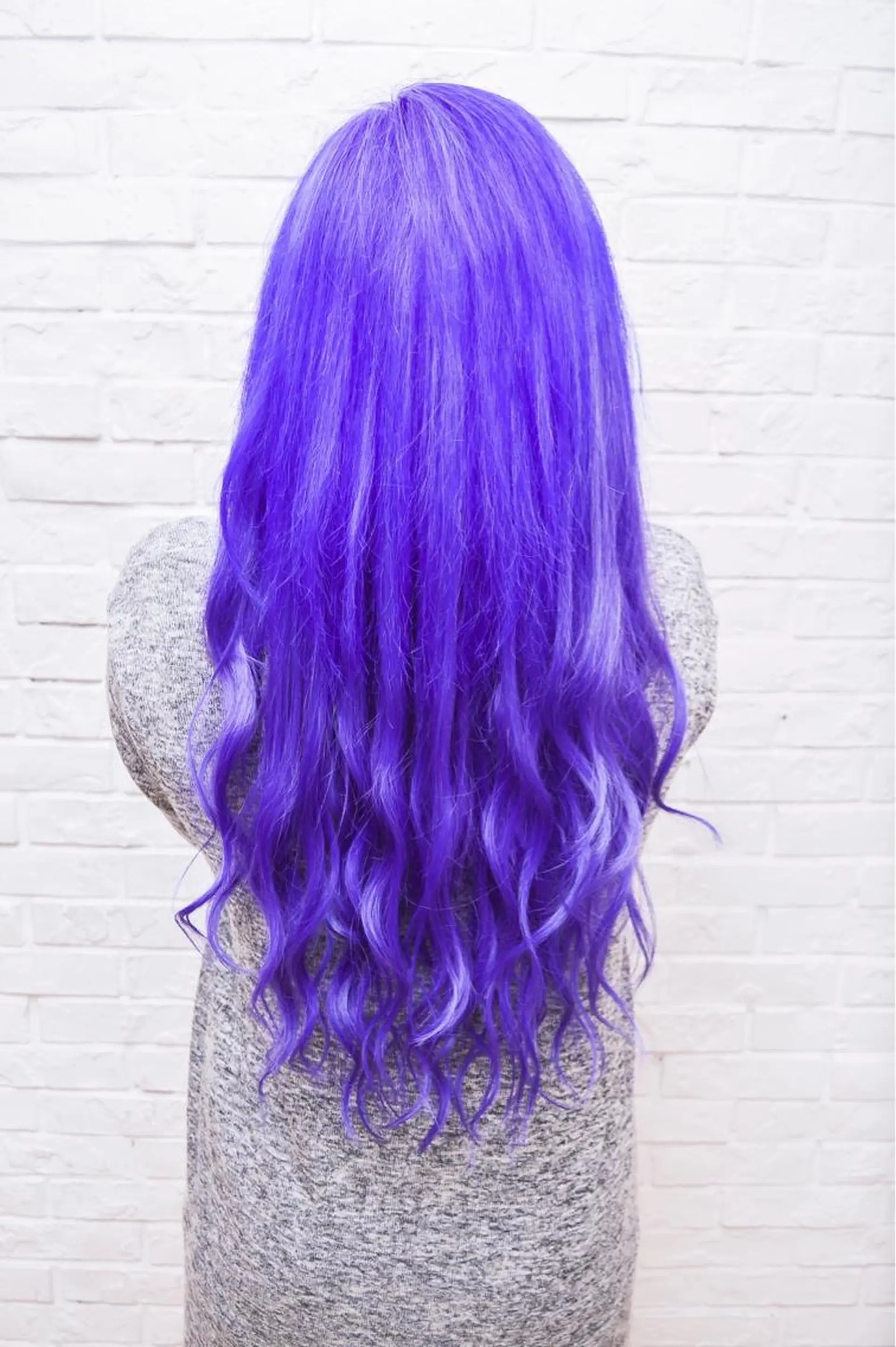 ロング カラー シールエクステ パープルカラー バイオレットカラー エクステ エクステリピート率 No.1 菊池　悠介のヘアスタイル