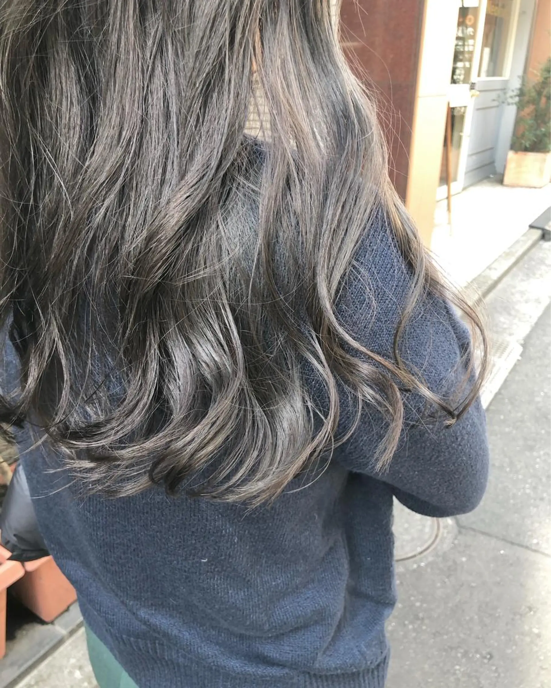 ロング カラー ヘアアレンジ ヘアカラー トリートメント 🌷ボブ/髪質改善 ストレートのヘアスタイル