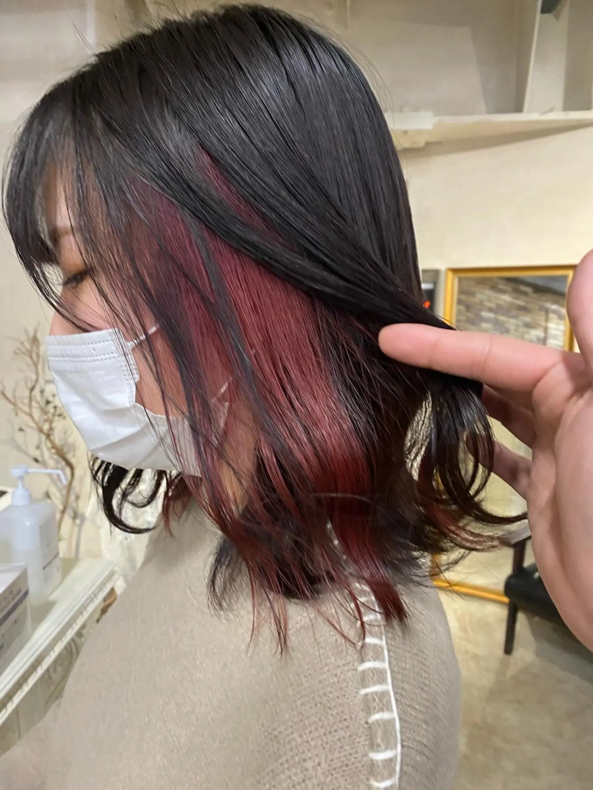 ミディアム カラー インナーカラー ヘアカラー ALLY（アリー）所属・ミニモお気に入り数 No.1宍戸雄弥のヘアスタイル