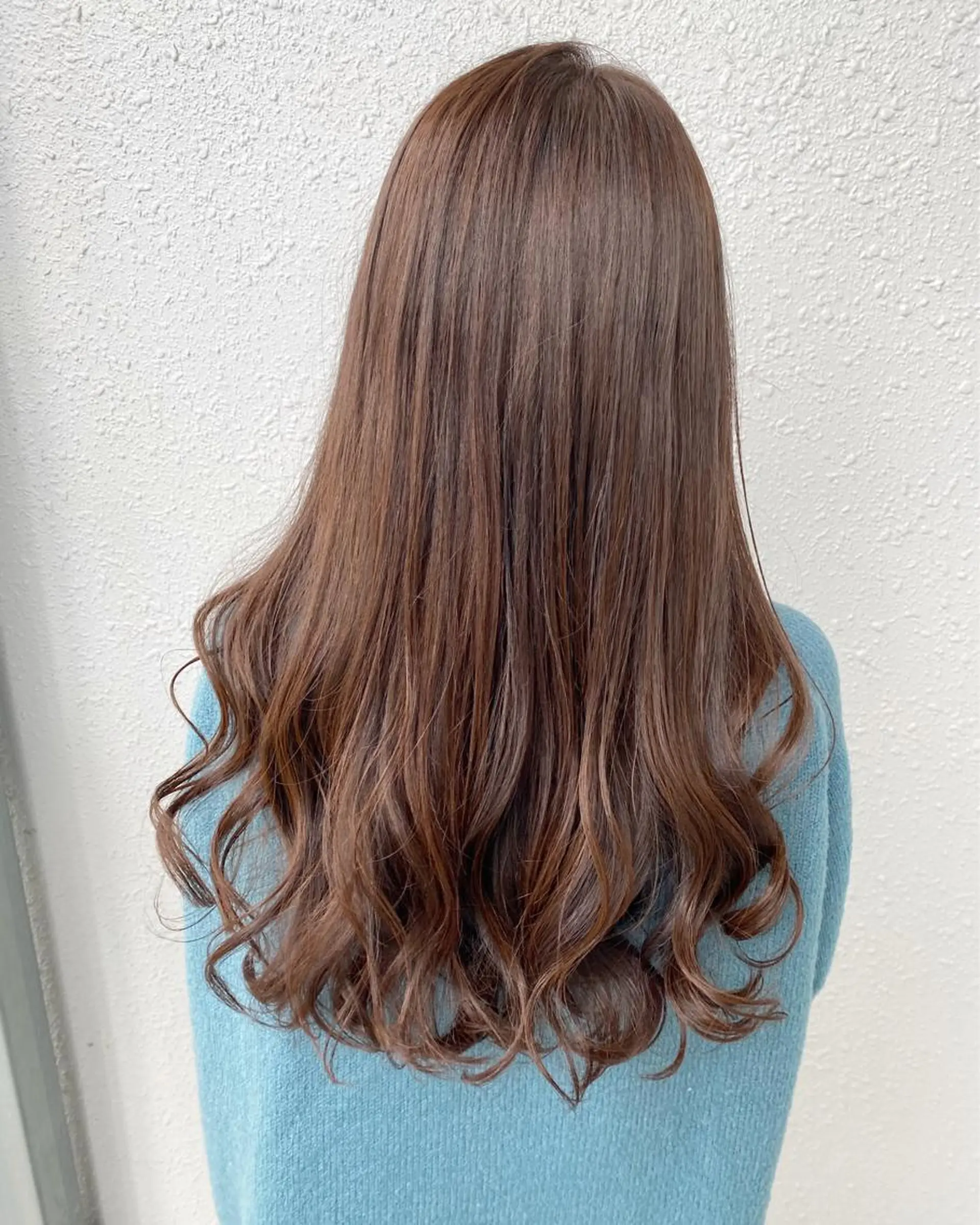 ロング カラー 後藤紗英/髪質改善 /オリーブベージュのヘアスタイル