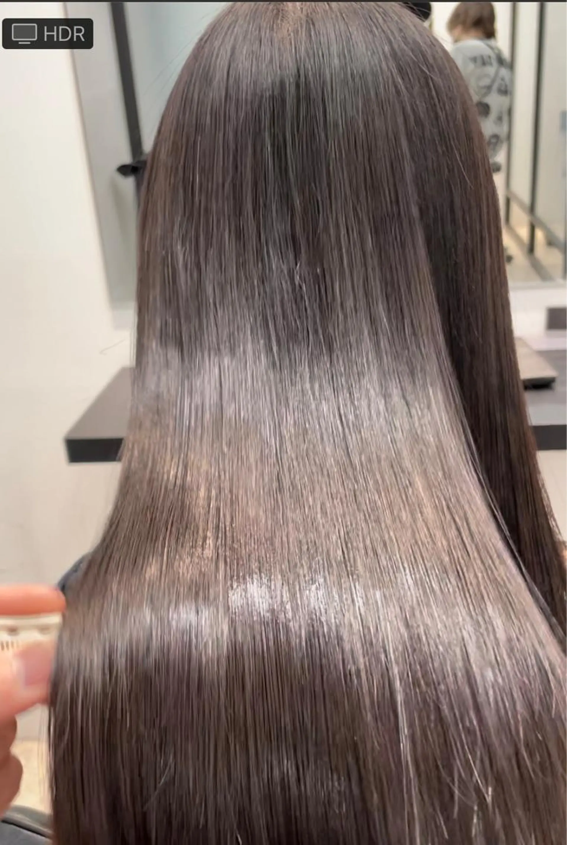 ロング カラー アッシュ ベージュカラー 透明感カラー カット ヘアカラー 縮毛矯正 トリートメント SALOWIN梅田　　サロウィン所属・美髪/縮毛矯正特化/ 髪質改善/KJのヘアスタイル