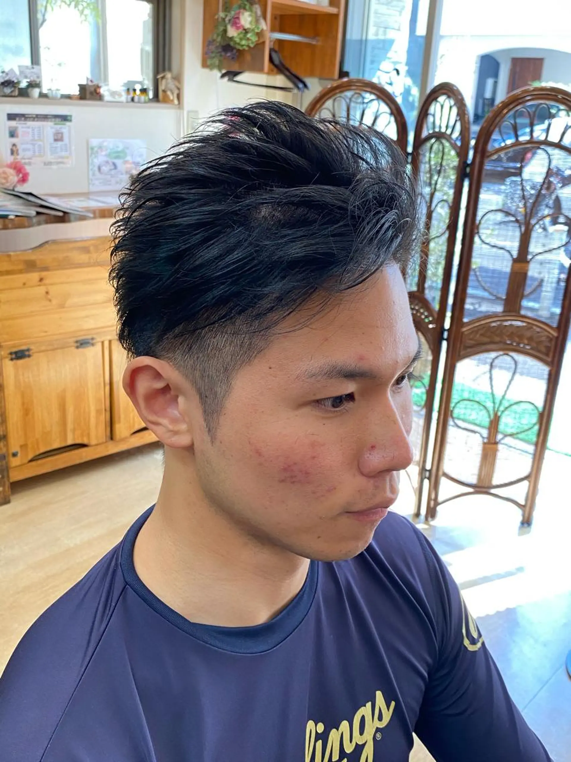 ショート メンズ 浅見 天翔のヘアスタイル