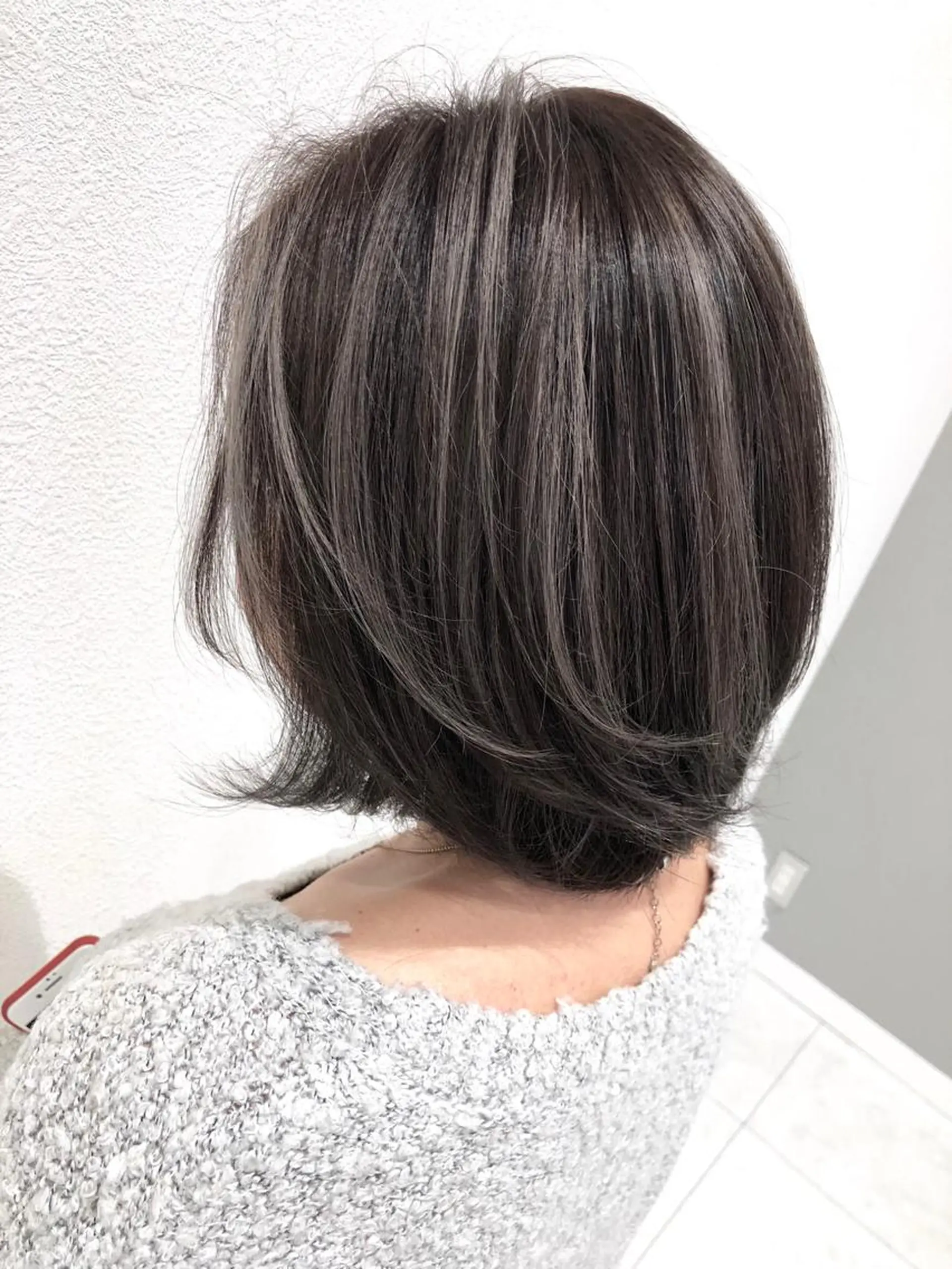 ショート カラー ハイライトカラー ハイライト ブリーチ無しカラー 👑店長　平松　由のヘアスタイル