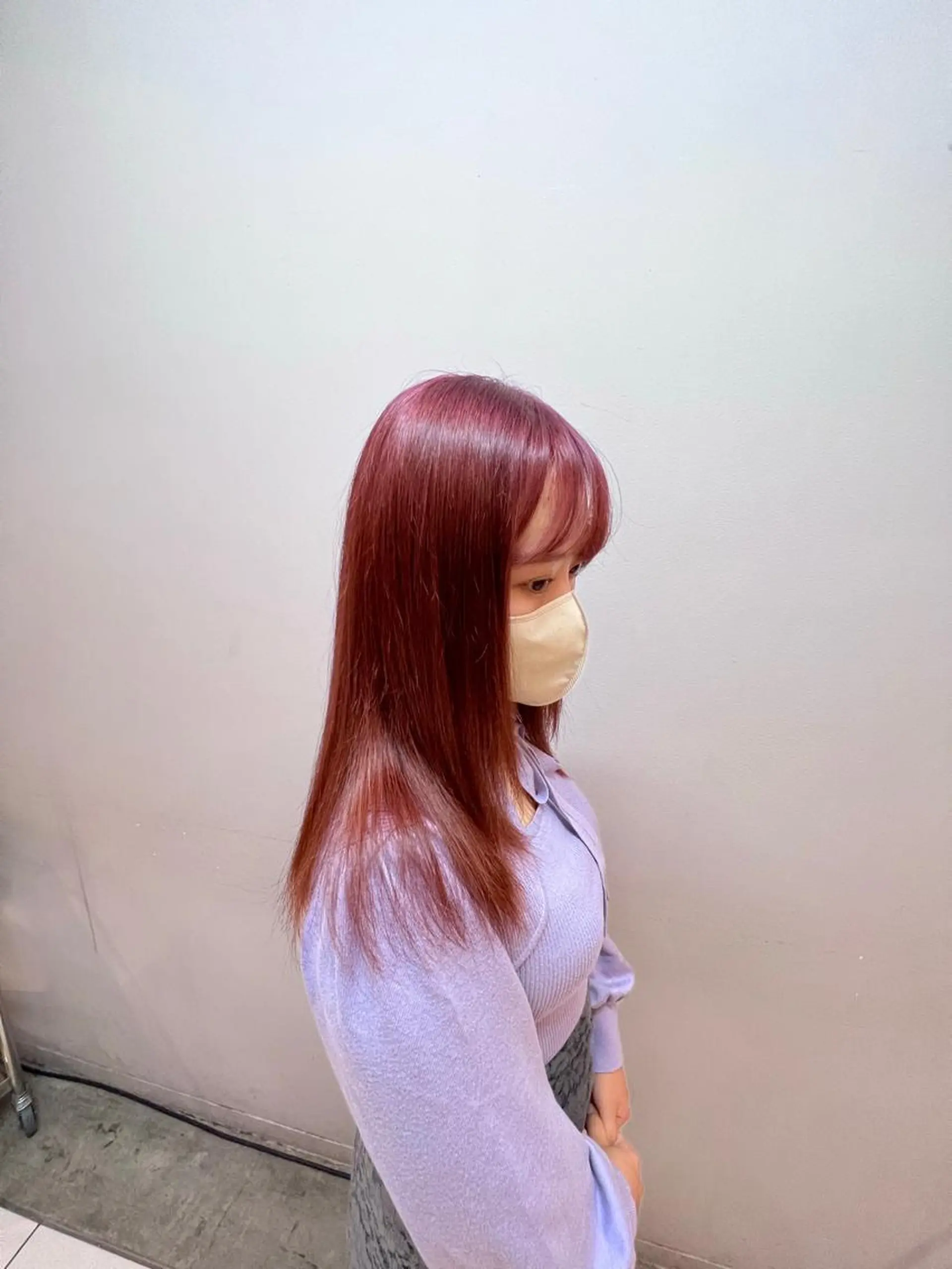 ロング カラー ピンクカラー レイヤー/髪質改善 DAISUKEのヘアスタイル