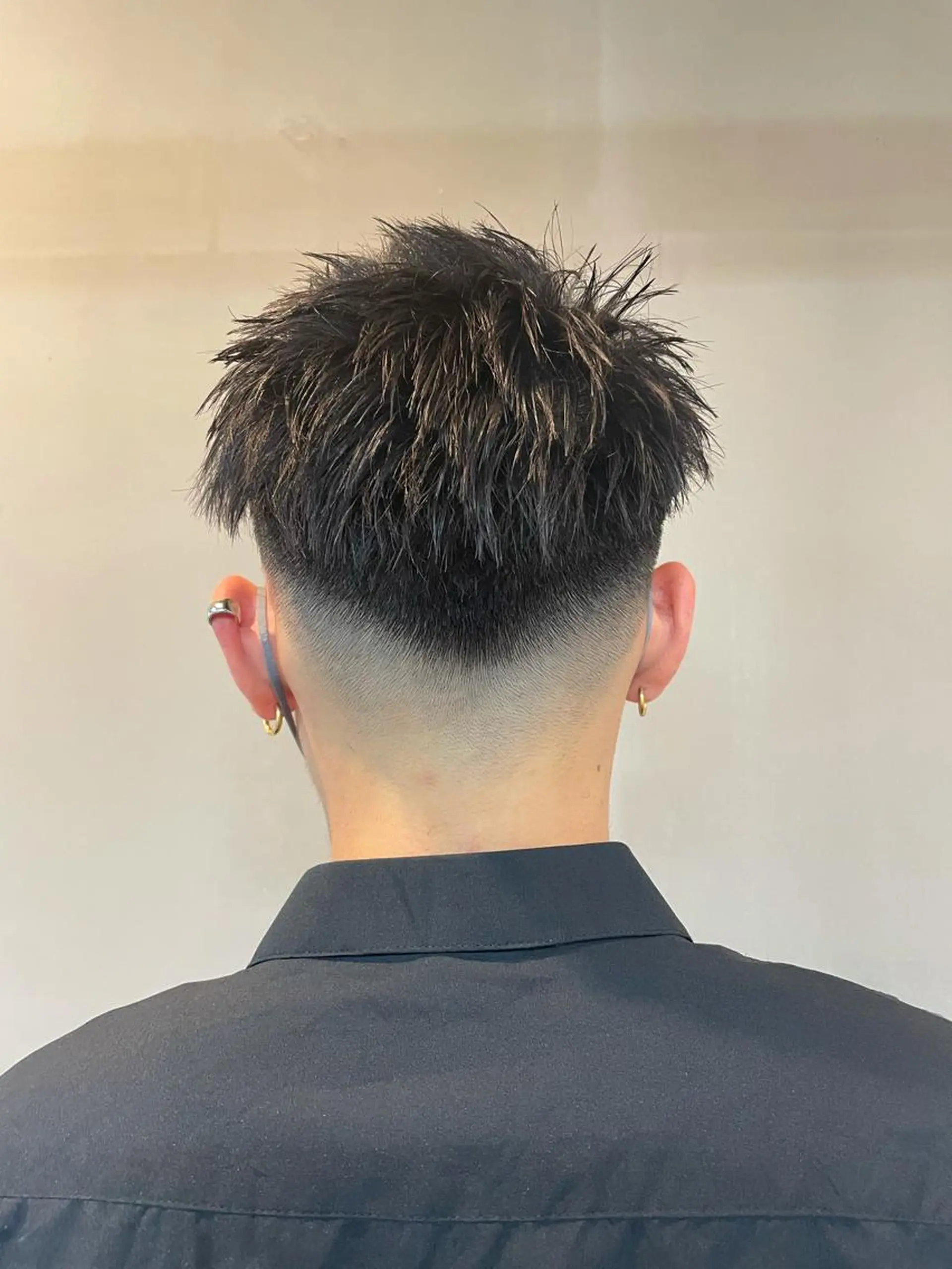 ショート メンズ フェードカット スキンフェード Men's hair salon First 中百舌鳥店所属・First なかもず 店 YUKIのヘアスタイル