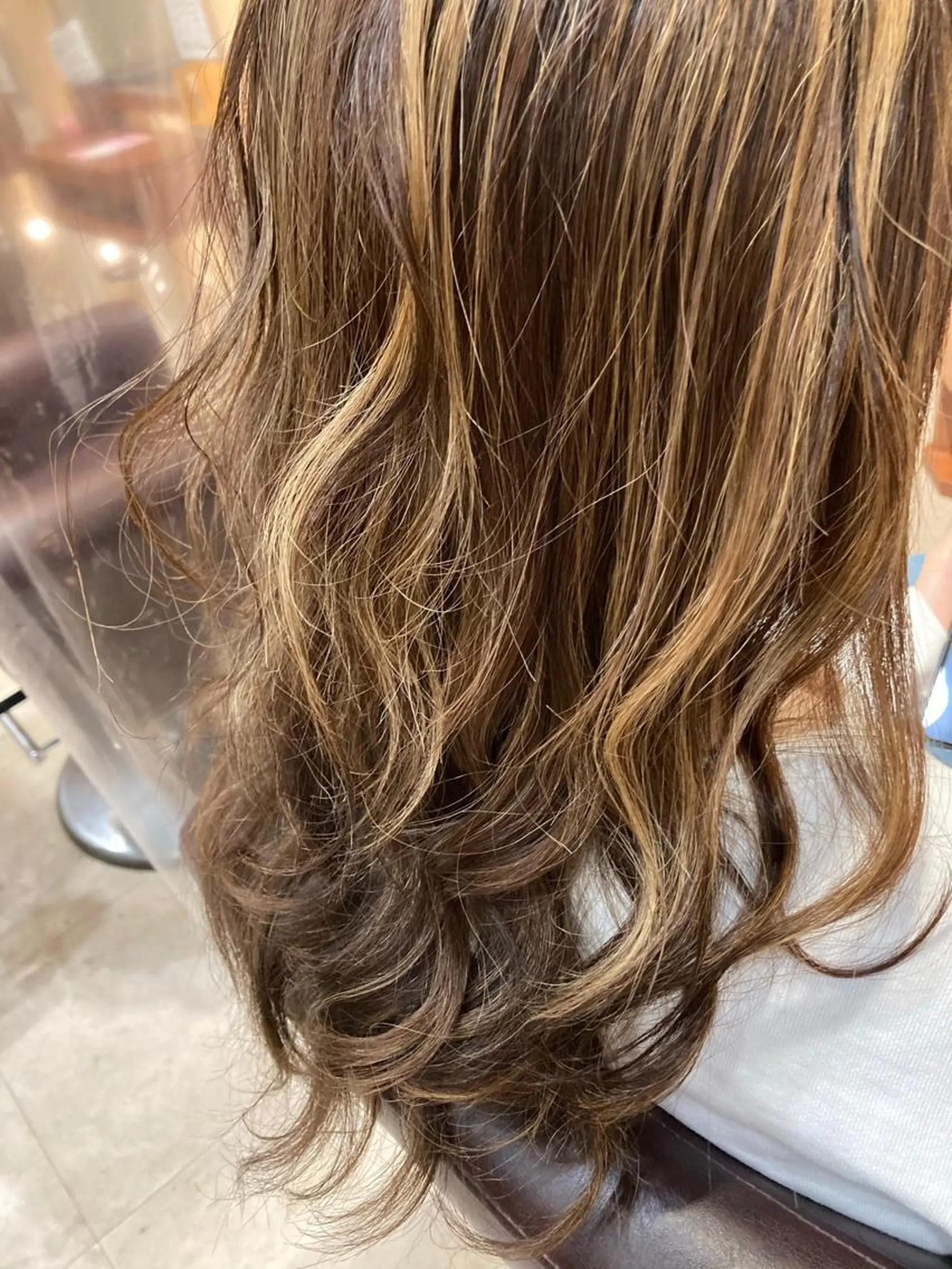 ロング カラー 髪質改善/透明感 カラー/内藤有須加のヘアスタイル