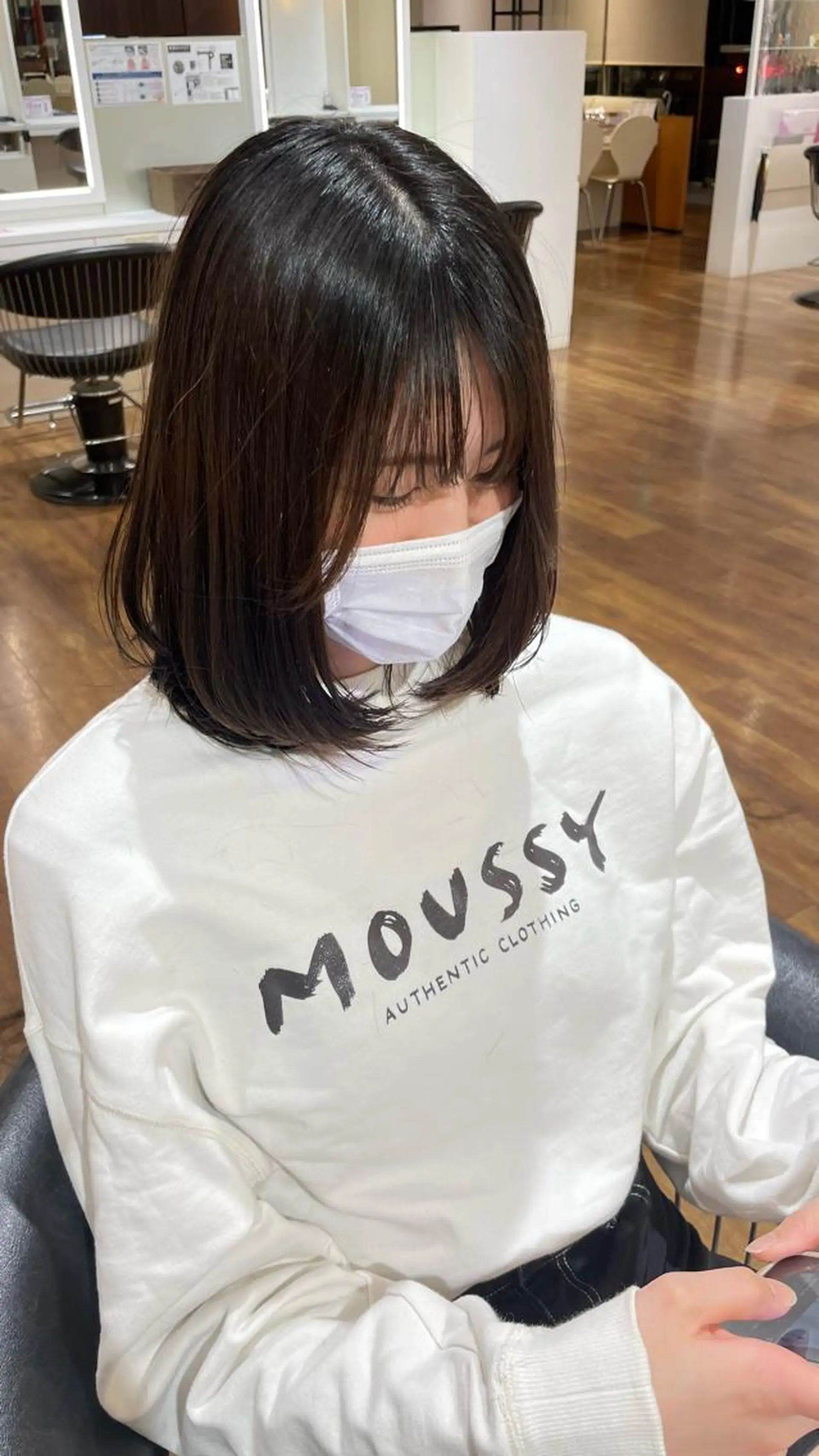 ミディアム レイヤーカット cond.所属・アスナ /ショートスタイルのヘアスタイル