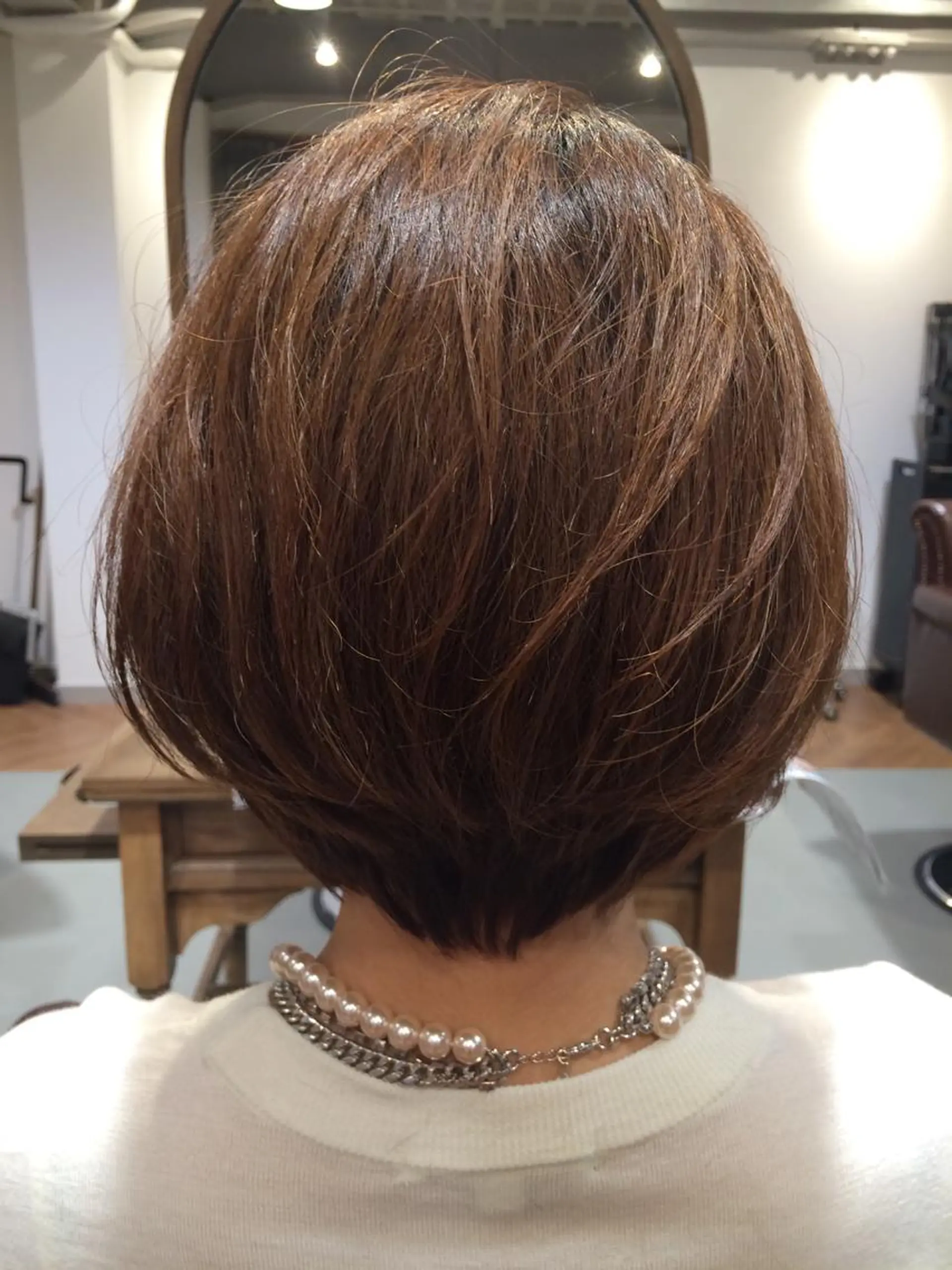 ショート ミディアム カラー パーマ ヘアアレンジ 韓国♡ワンホン系 ♡YURIのヘアスタイル