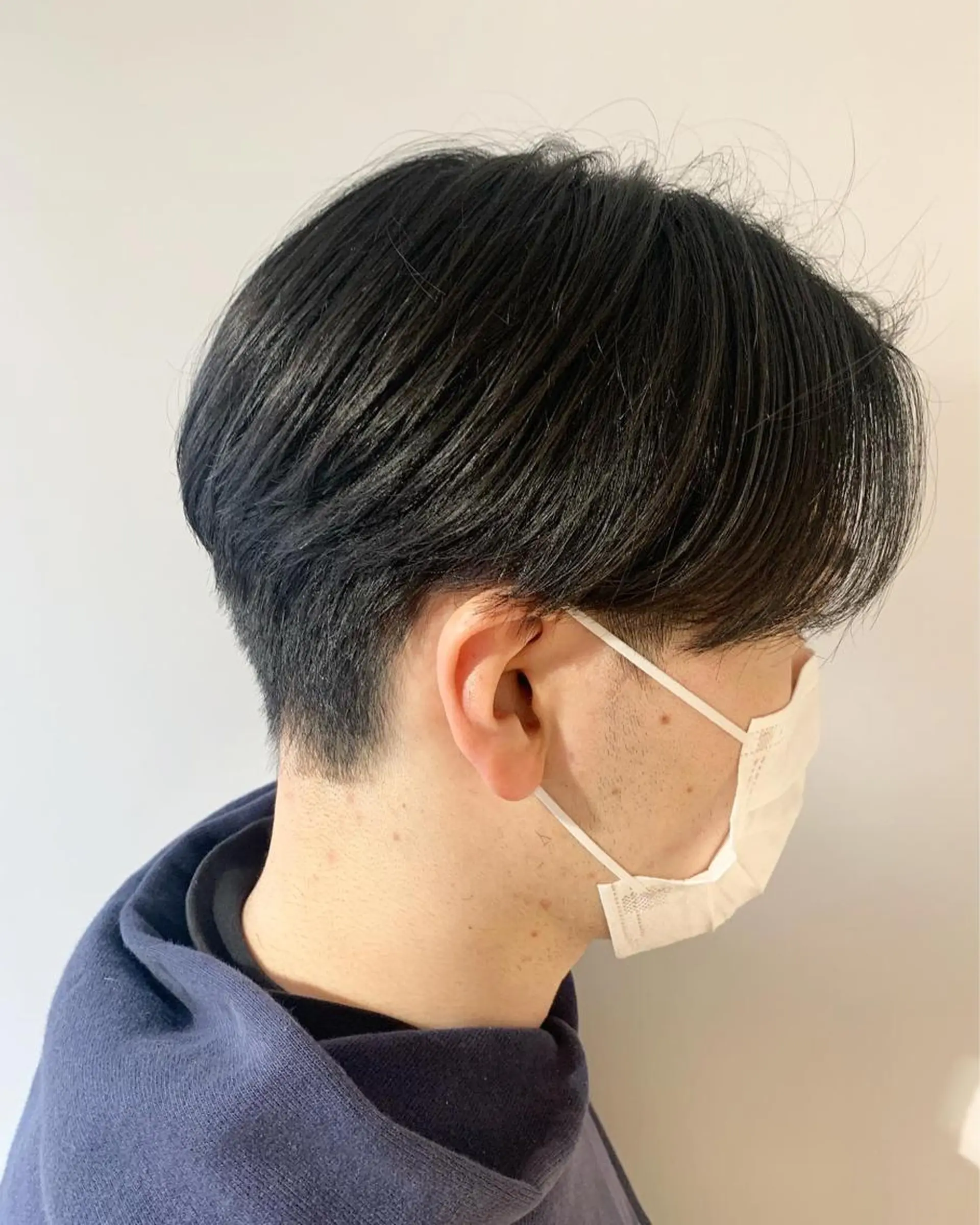 ショート メンズ センターパート カット 縮毛矯正 stylist hiro  by schon所属・大人男髪/メンズ パーマ/hiroのヘアスタイル