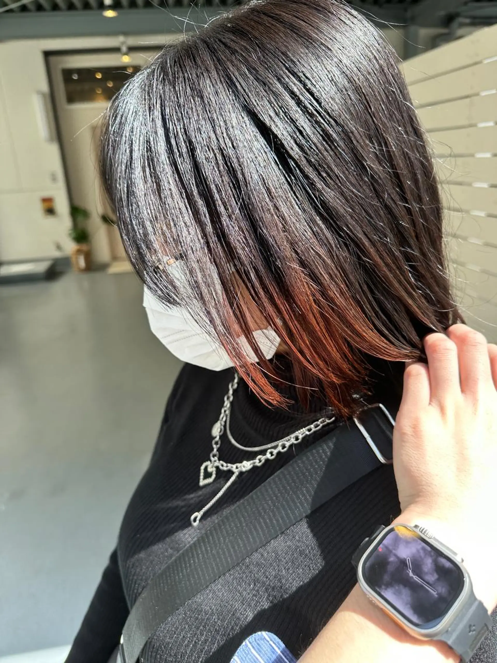 ロング カット ヘアカラー トリートメント 小島 健太郎のヘアスタイル