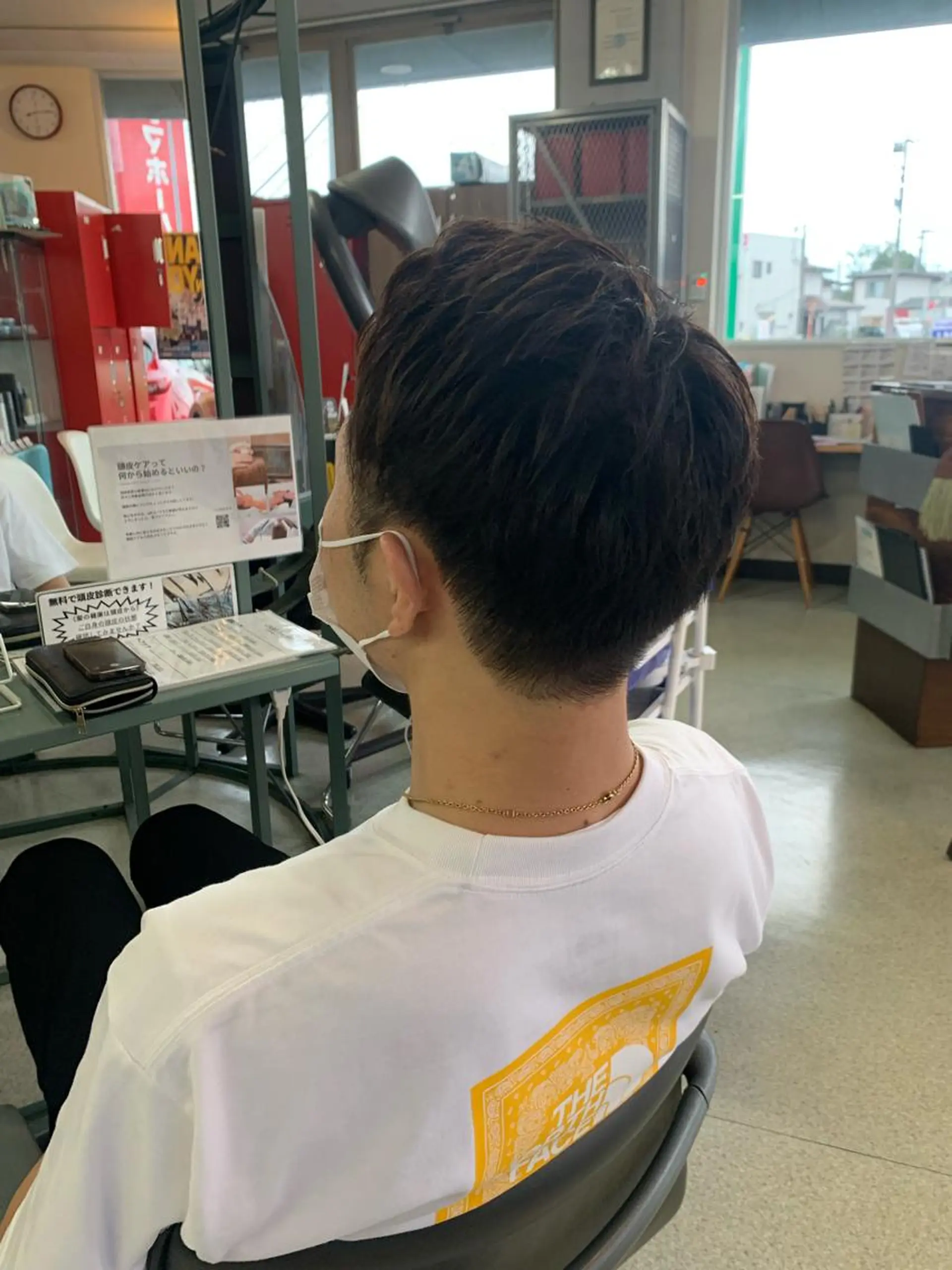 ショート メンズ アップバング ツーブロック 刈り上げ lil所属・月館 怜奈のヘアスタイル