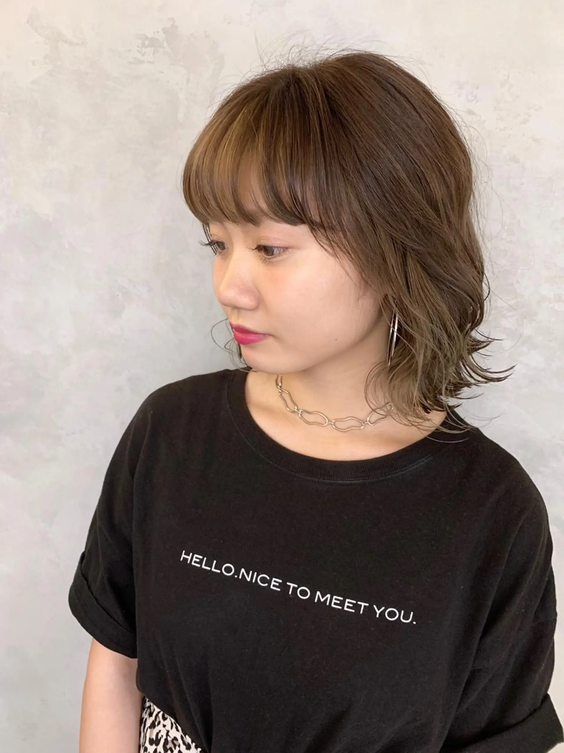 ショート カラー ベージュカラー ブリーチ 透明感カラー インナーカラー ヘアカラー 艶ハイトーン/ヘア アレンジAYAKAのヘアスタイル