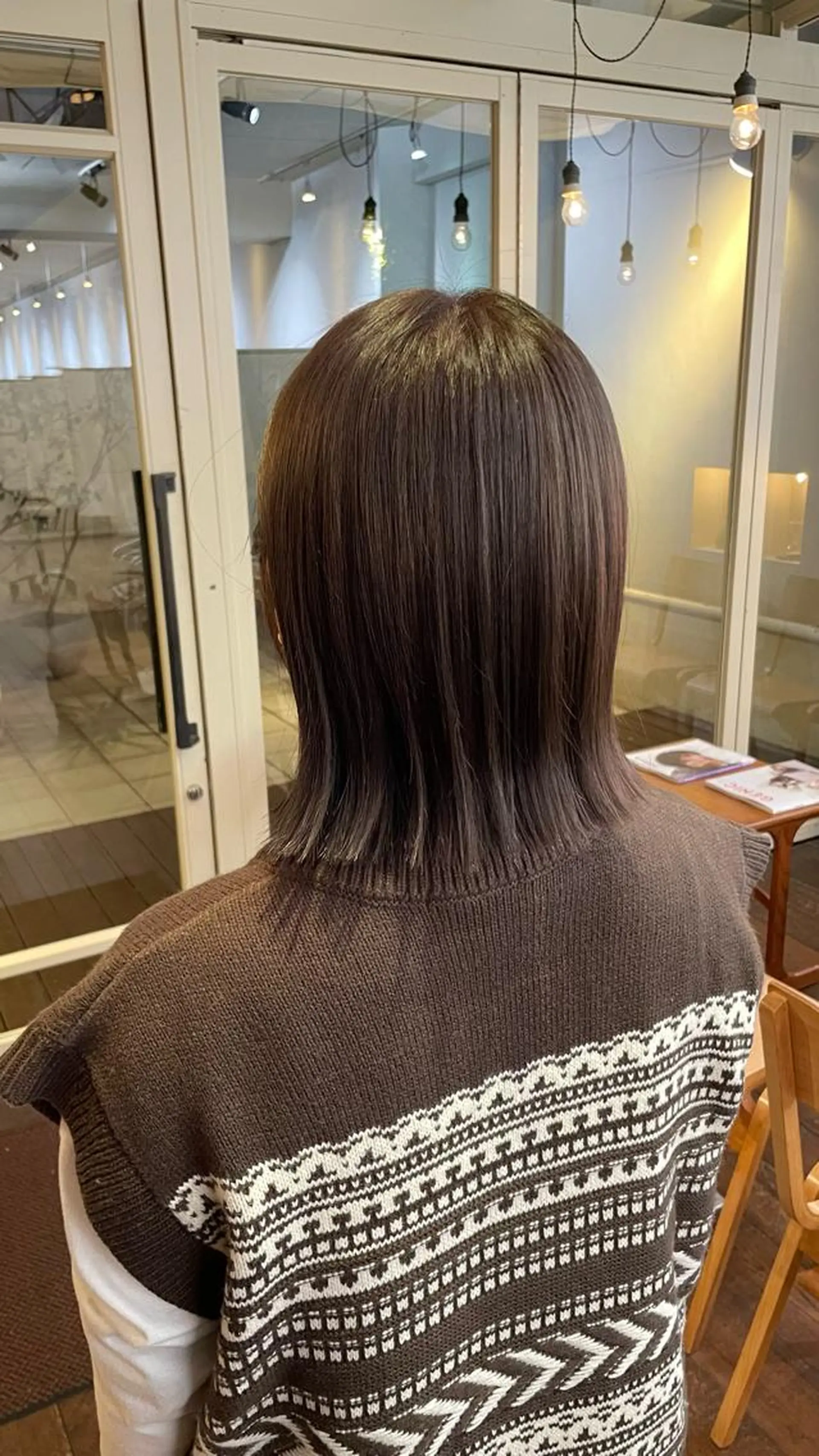 ミディアム ボブ 外ハネヘア MAKE'S所属・石坂 暢大のヘアスタイル