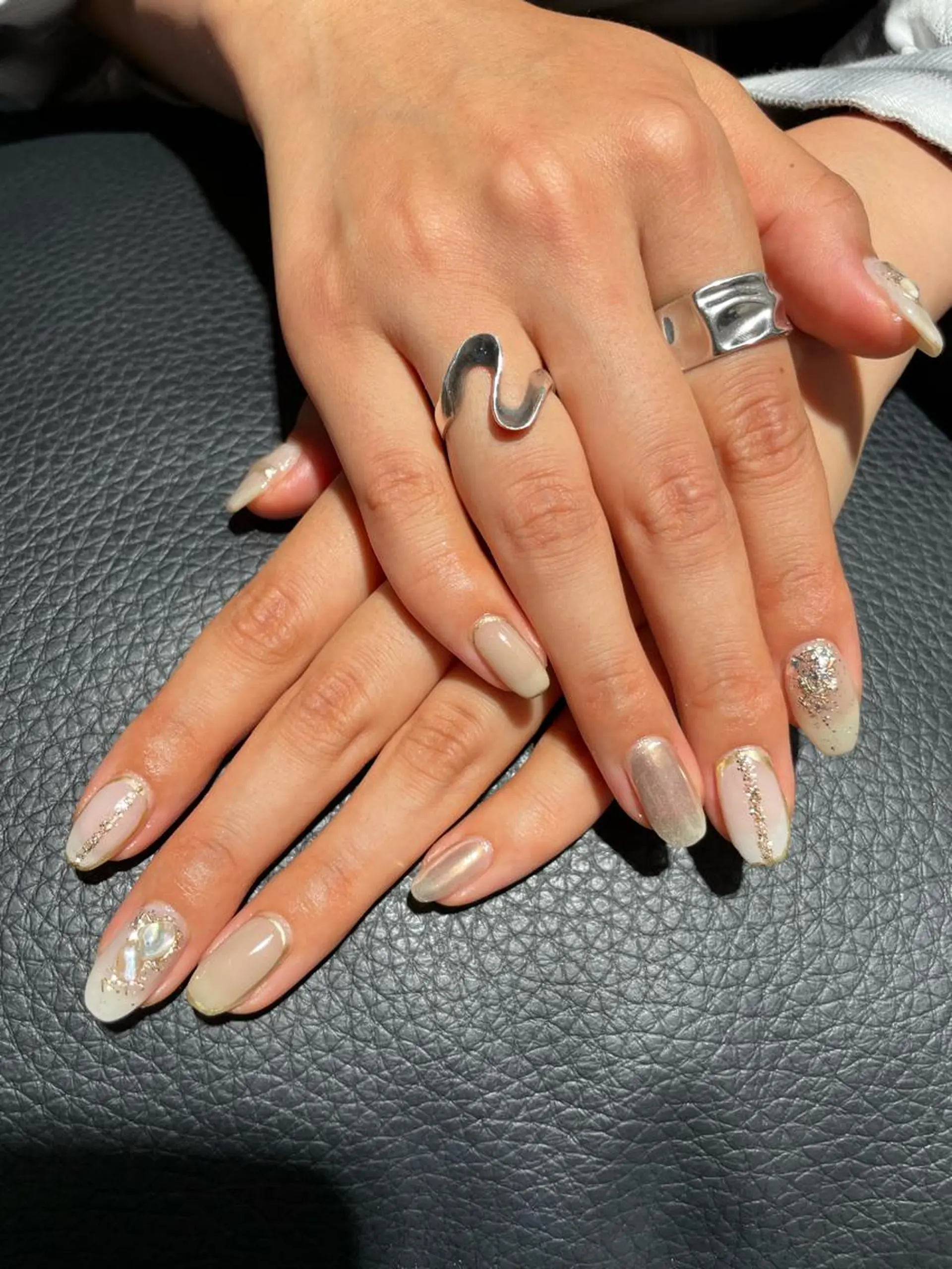 ネイル ニュアンスネイル ハンドネイル フットネイル HAIR MAKE Aila所属・Aila.nail _F_AYUMIのネイルデザイン