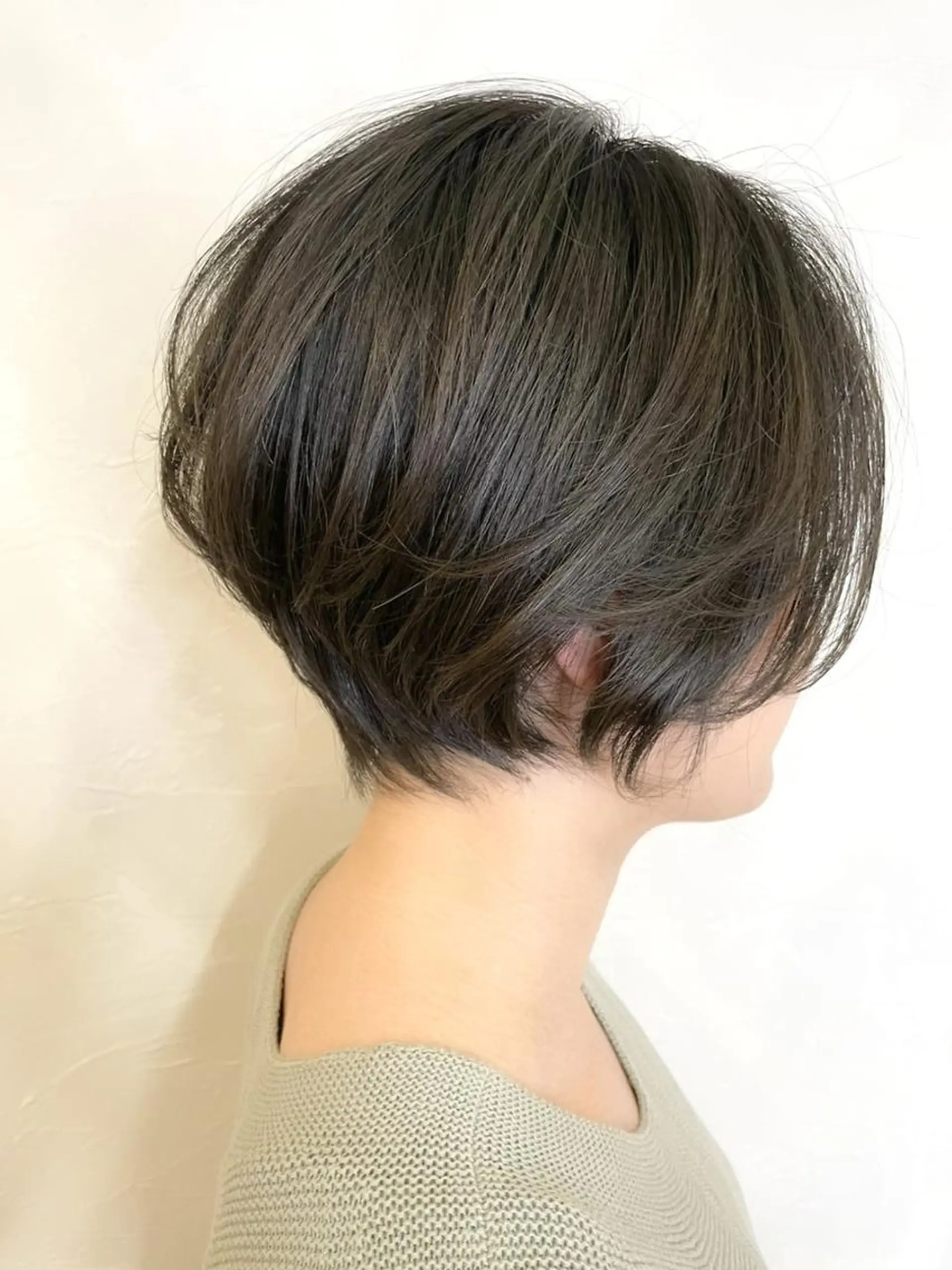 ショート カラー 丸みショート ショートヘア 小顔カット ANGELICA LABO 梅田店のヘアスタイル