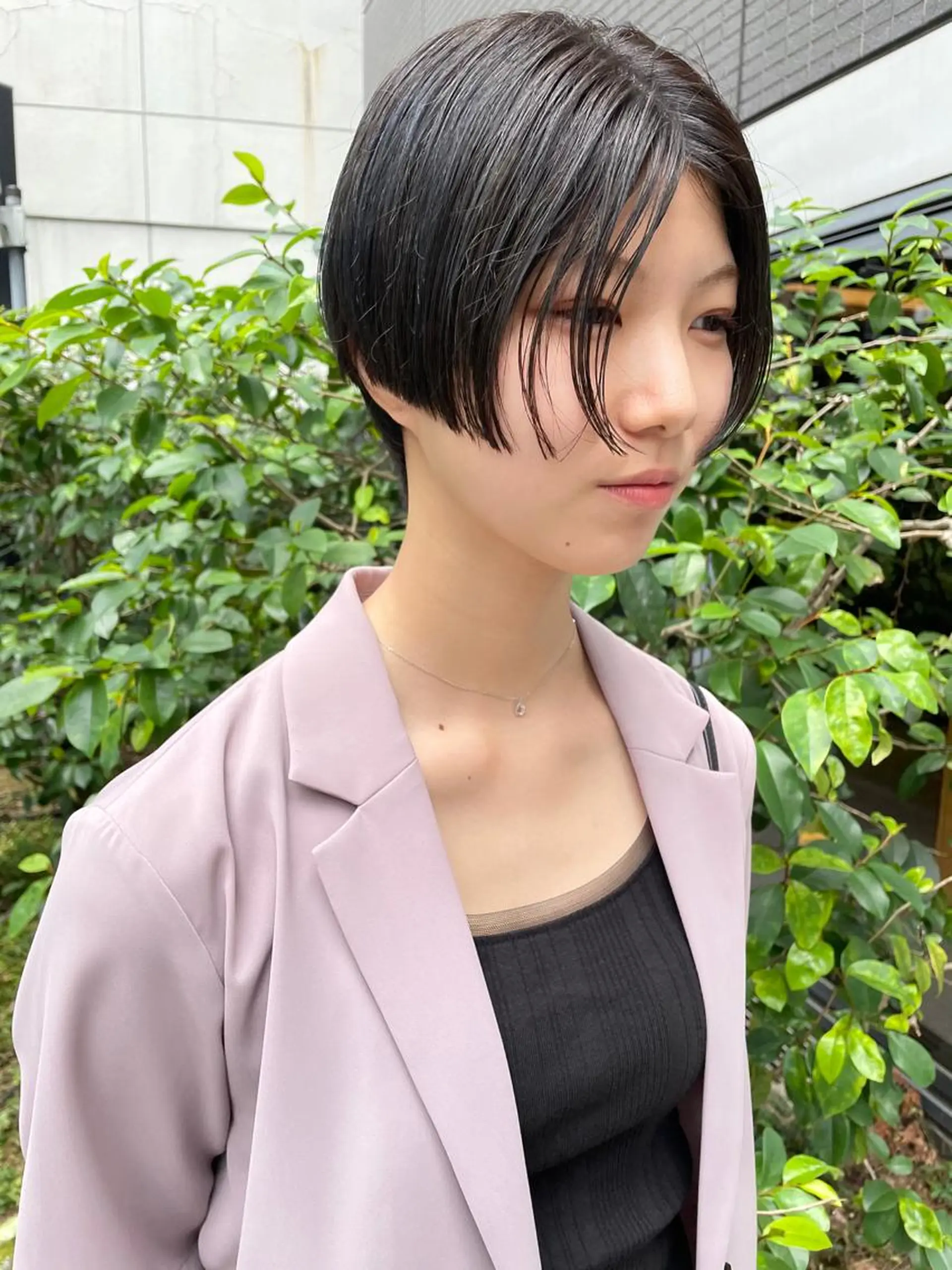ショート カラー パーマ ヘアアレンジ メンズ キッズ ネイル マツエク・マツパ ハンサムショート ショートヘア ショートネイル ストレートパーマ カット ヘアカラー トリートメント tatsumi/ボブ ウルフ/レイヤーのヘアスタイル