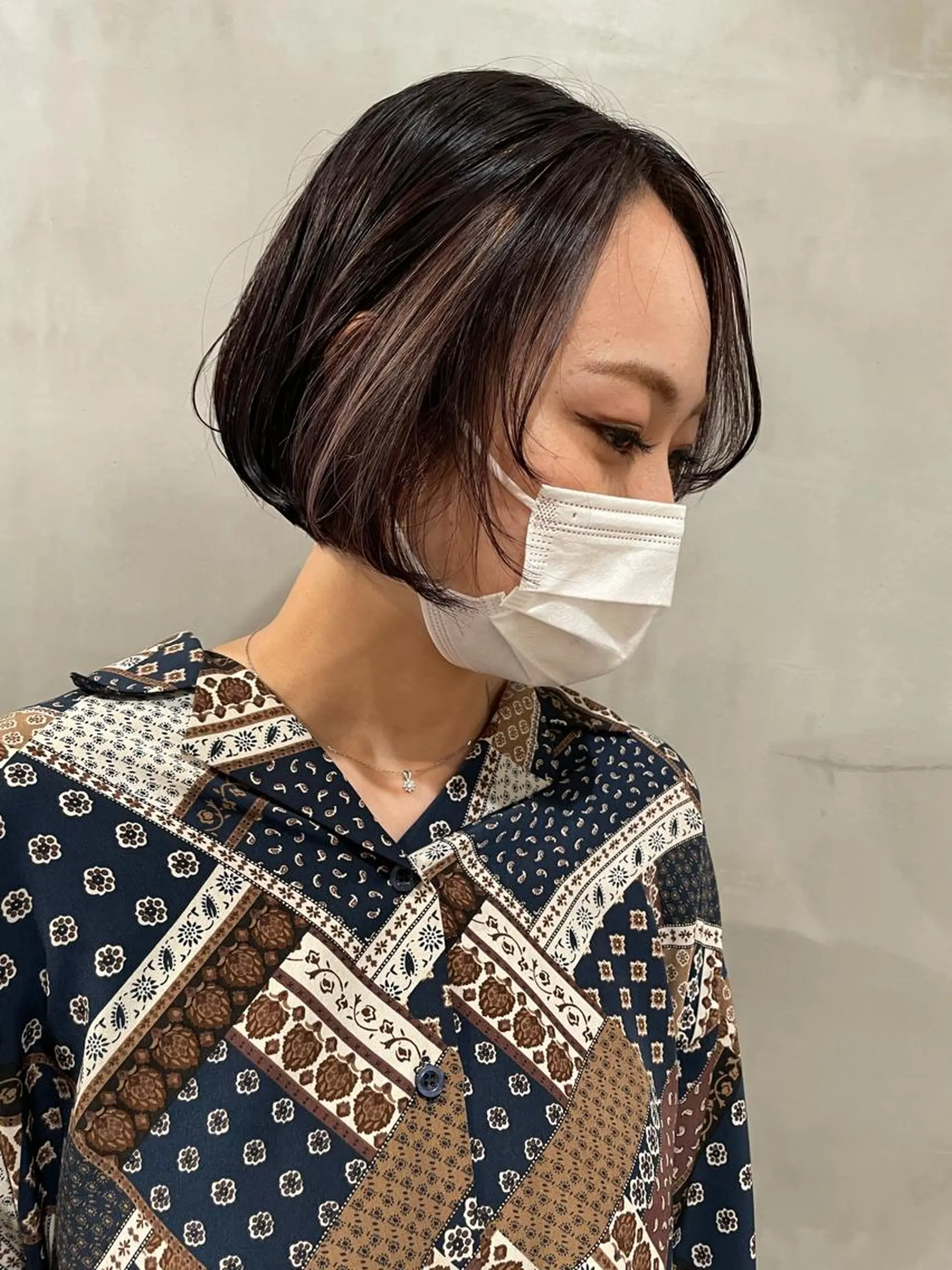 ショート カラー ヘアカラー トリートメント 優 作のヘアスタイル