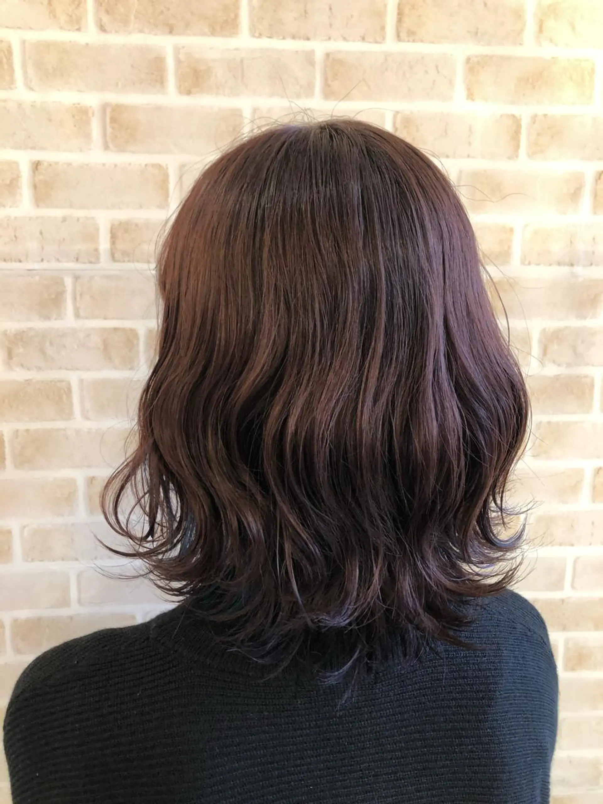 ミディアム カラー レイヤーカット 外ハネヘア カット ヘアカラー 🟦西荻窪ハイトーン 艶髪Yu-Ji🟦のヘアスタイル