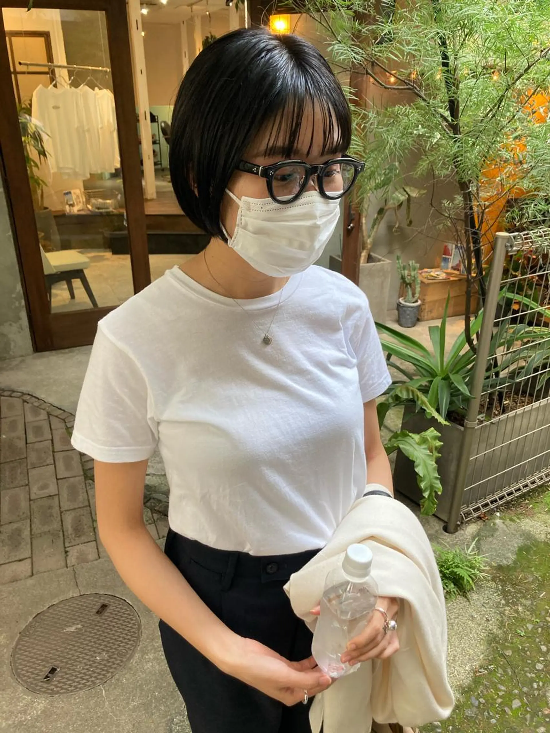 ショート ボブ 金田 夏野のヘアスタイル